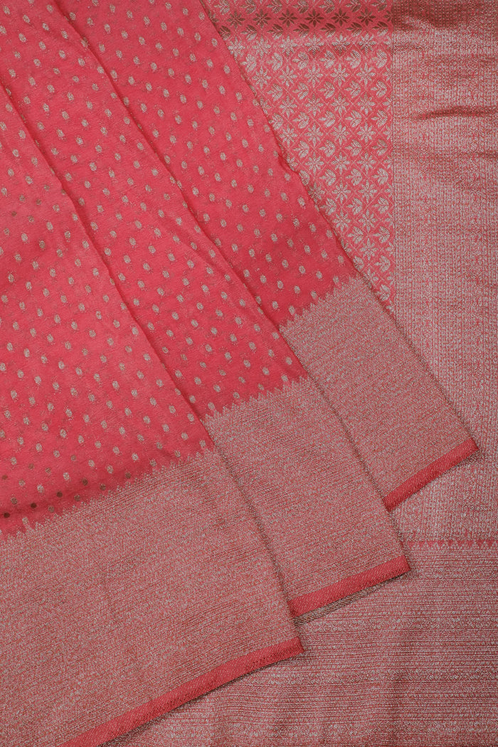Mauve Powerloom Designer Saree