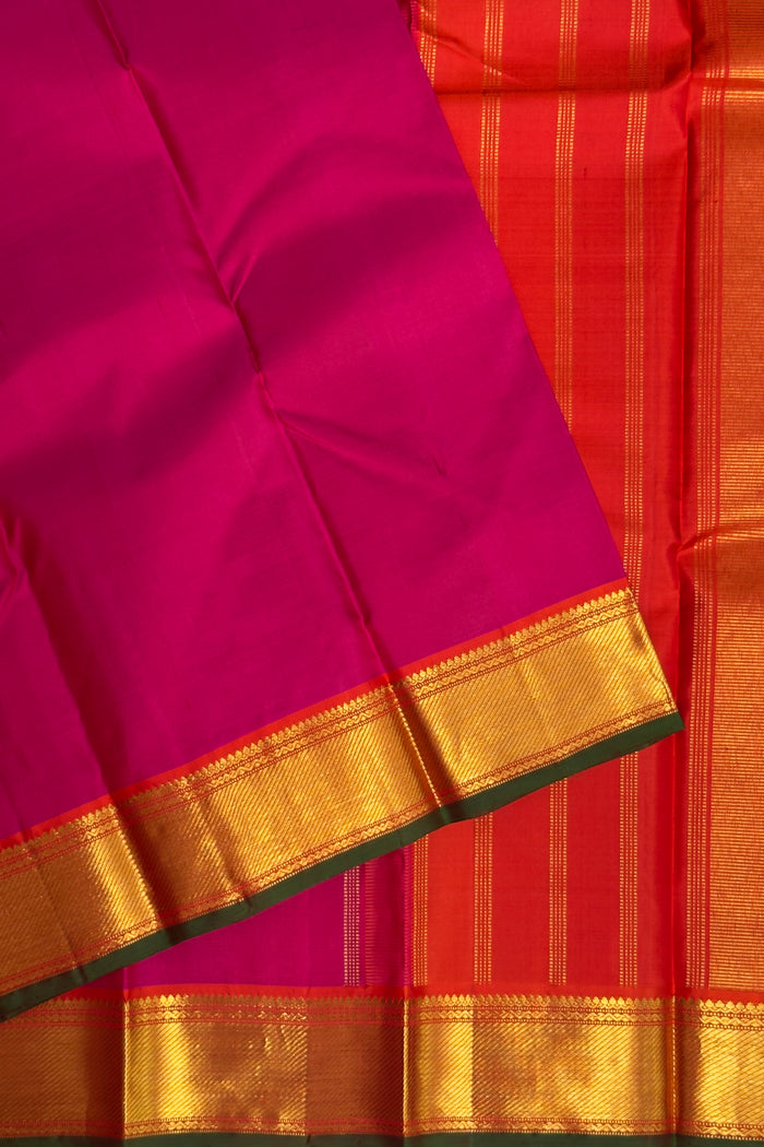 Pink Pure Silk Handloom Kanjeevaram