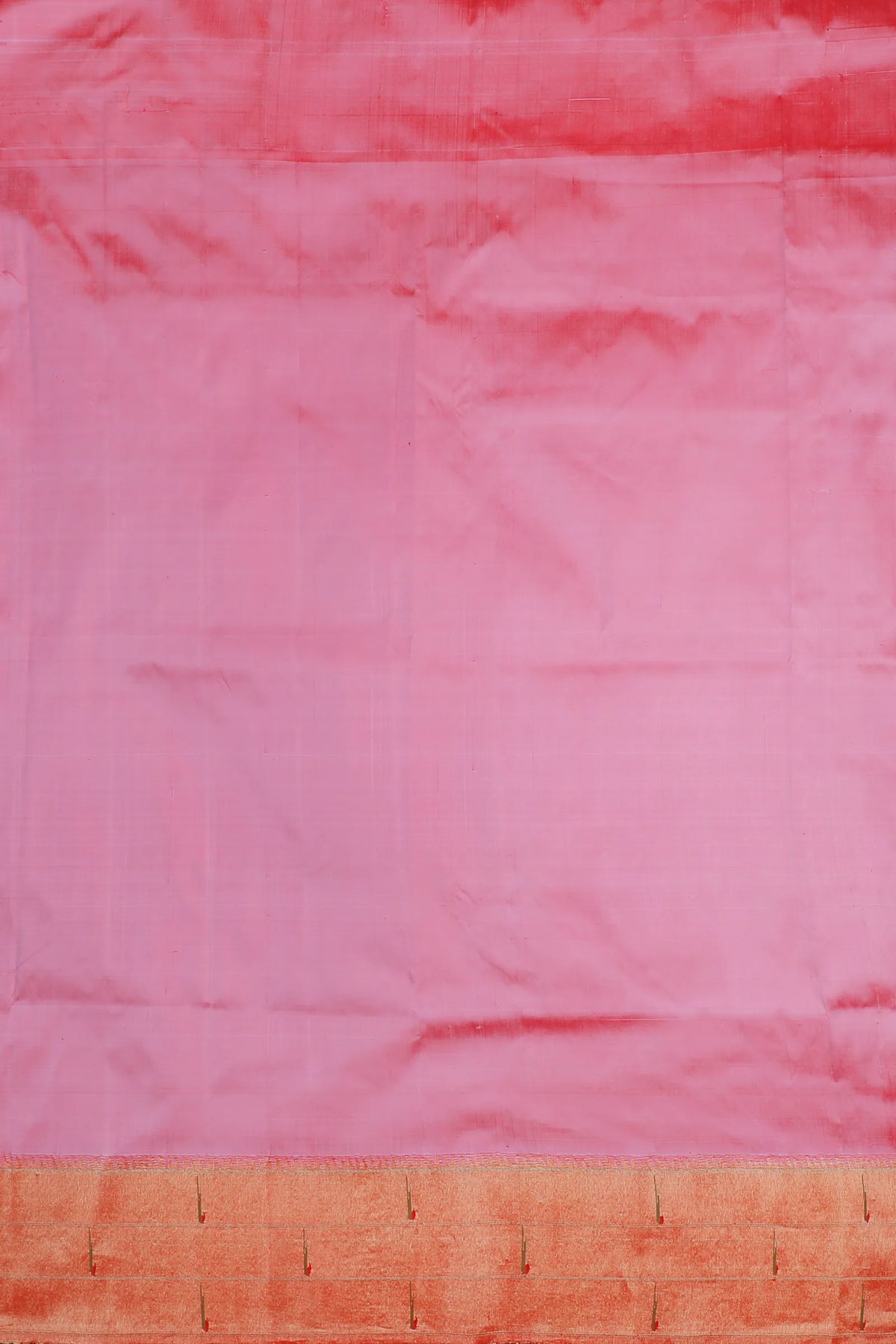 Baby Pink Handloom Pure Silk Muniya Paithani Saree