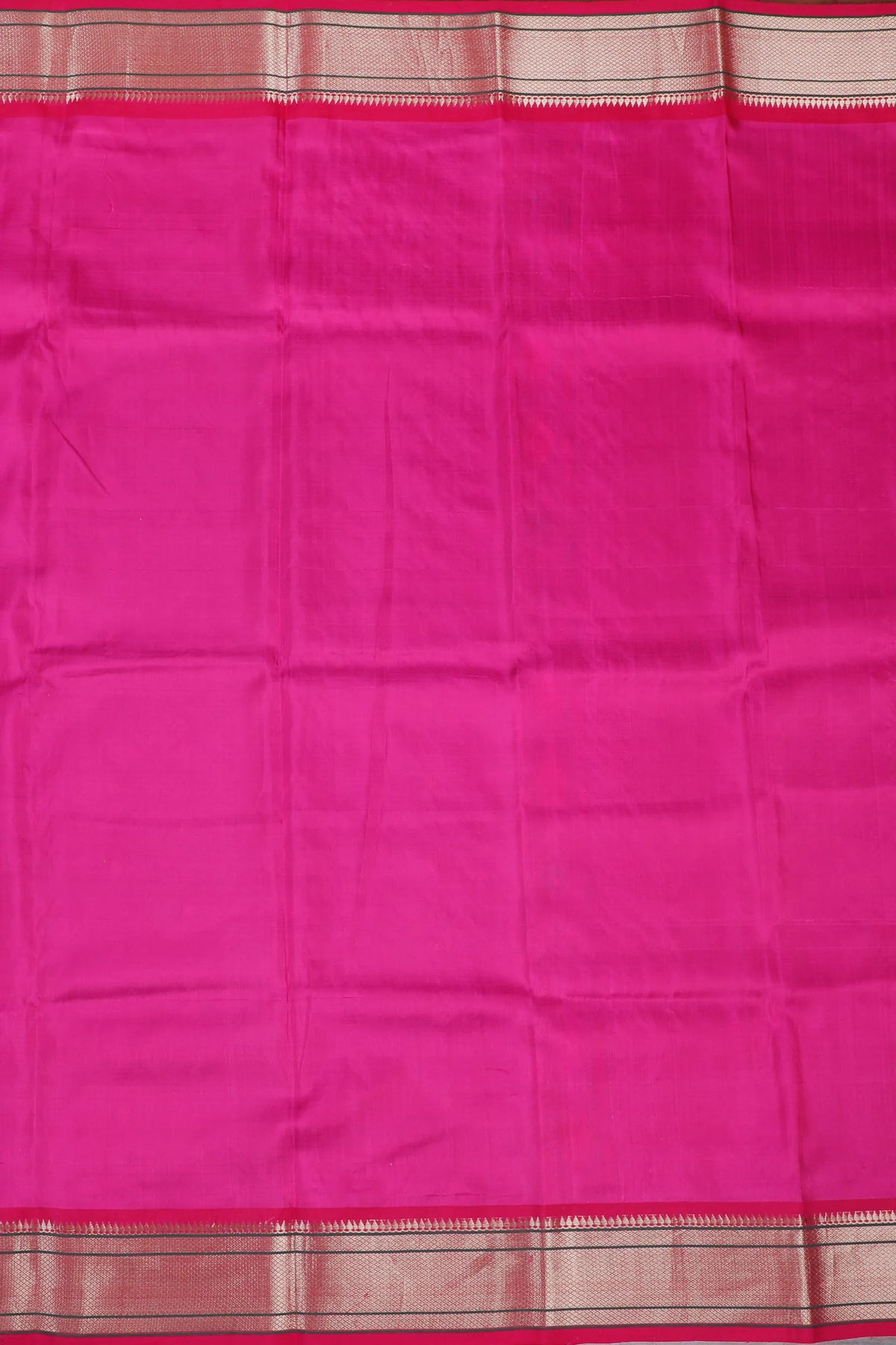 Magenta Handloom Chanderi Mashru Silk Saree - Revival Design
