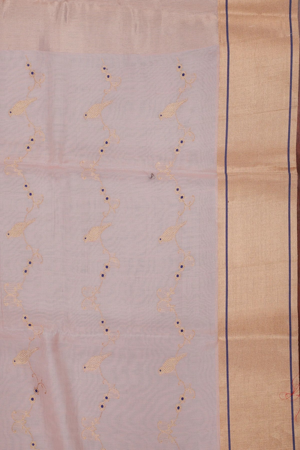 Baby Pink Handloom Chanderi Mashru Silk Saree