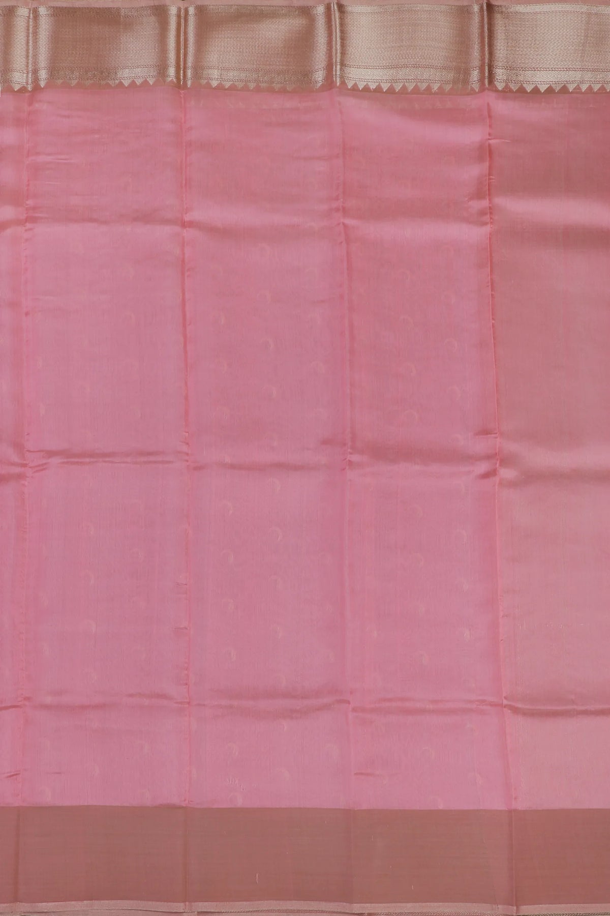 Baby Pink Handloom Chanderi Mashru Silk Saree