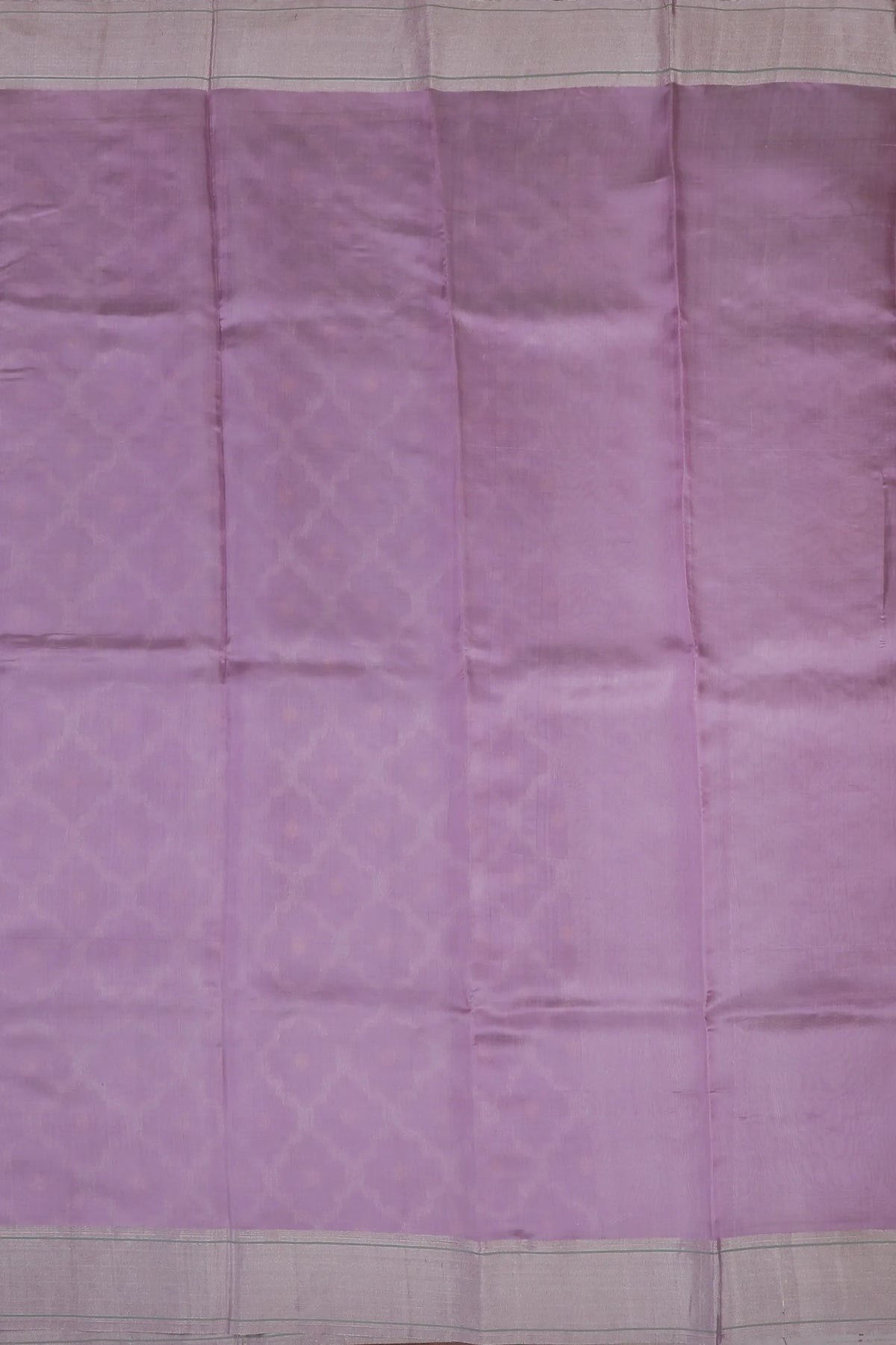 Lavender Handloom Chanderi Mashru Silk Saree
