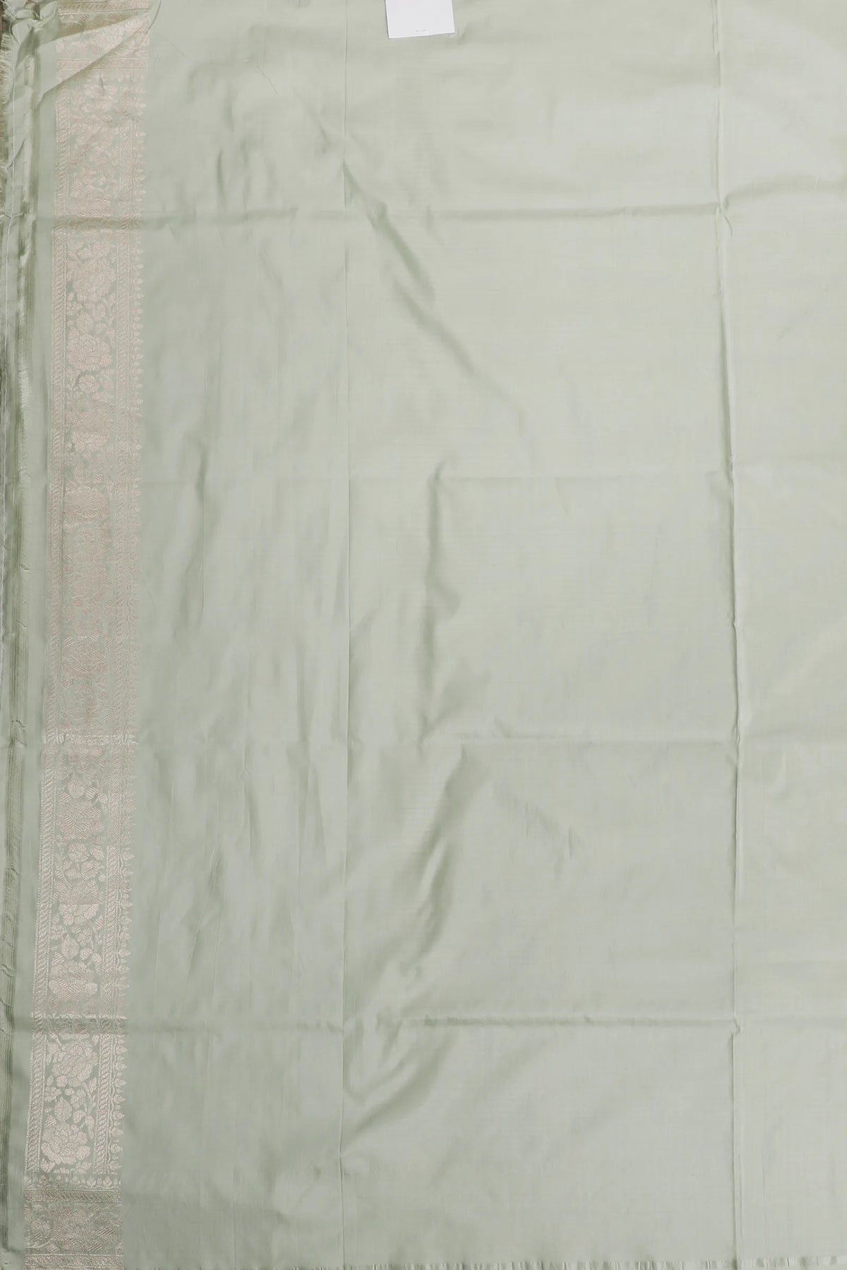 Sea Green Handloom Benarasi Katan Silk Saree