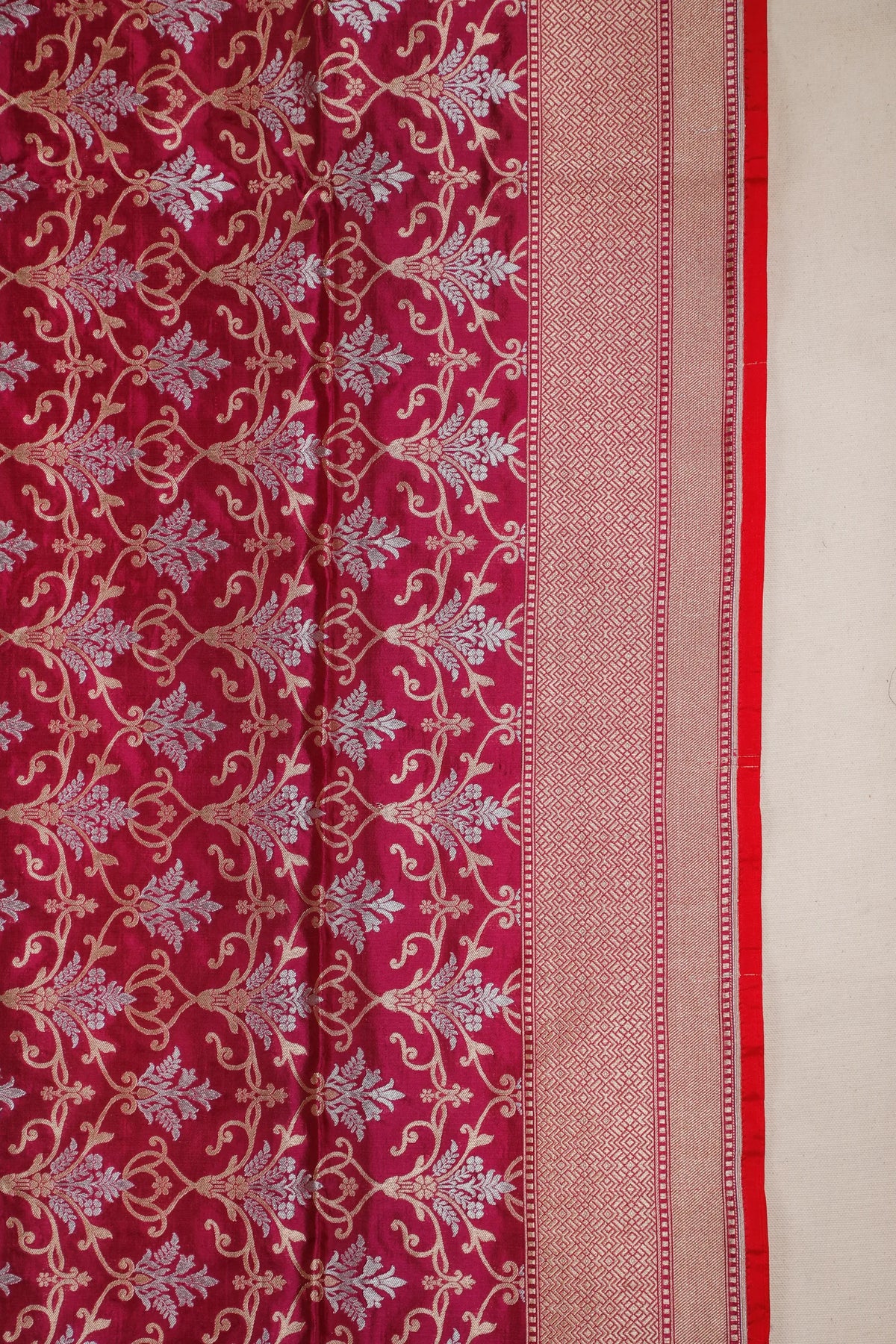 Purple Handloom Benarasi Katan Silk Saree