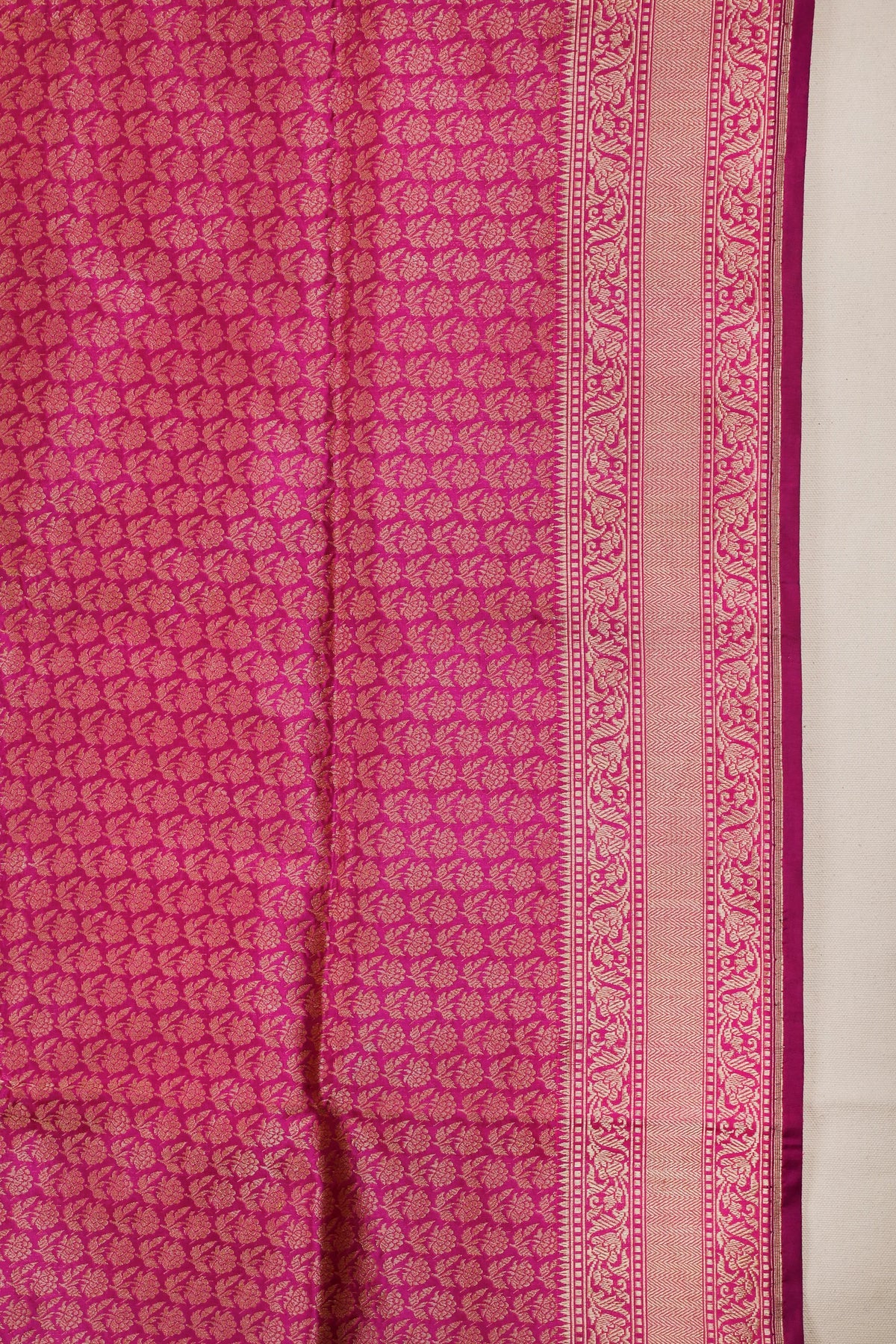 Purple Benarasi Katan Pure Silk Saree