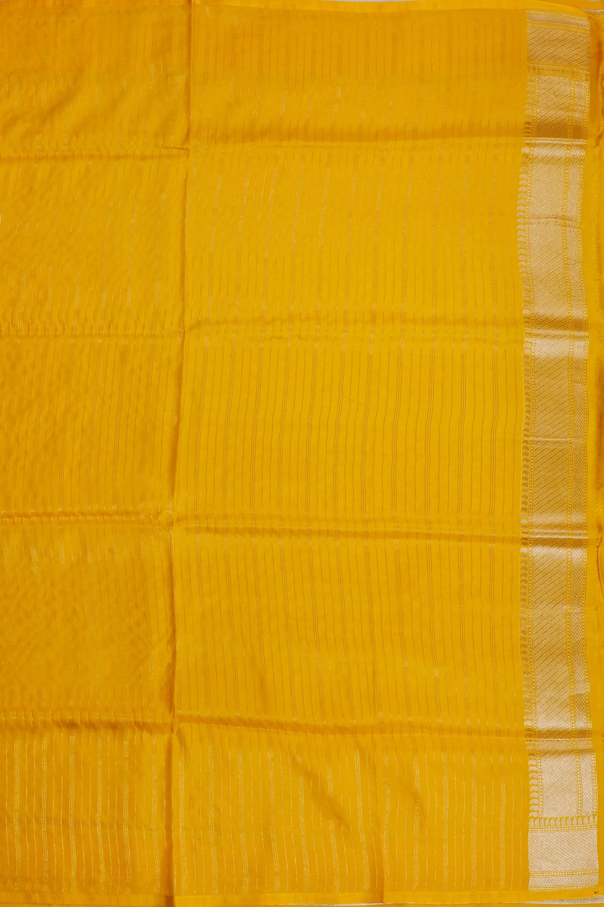 Lemon Yellow Benarasi Katan Pure Silk Saree