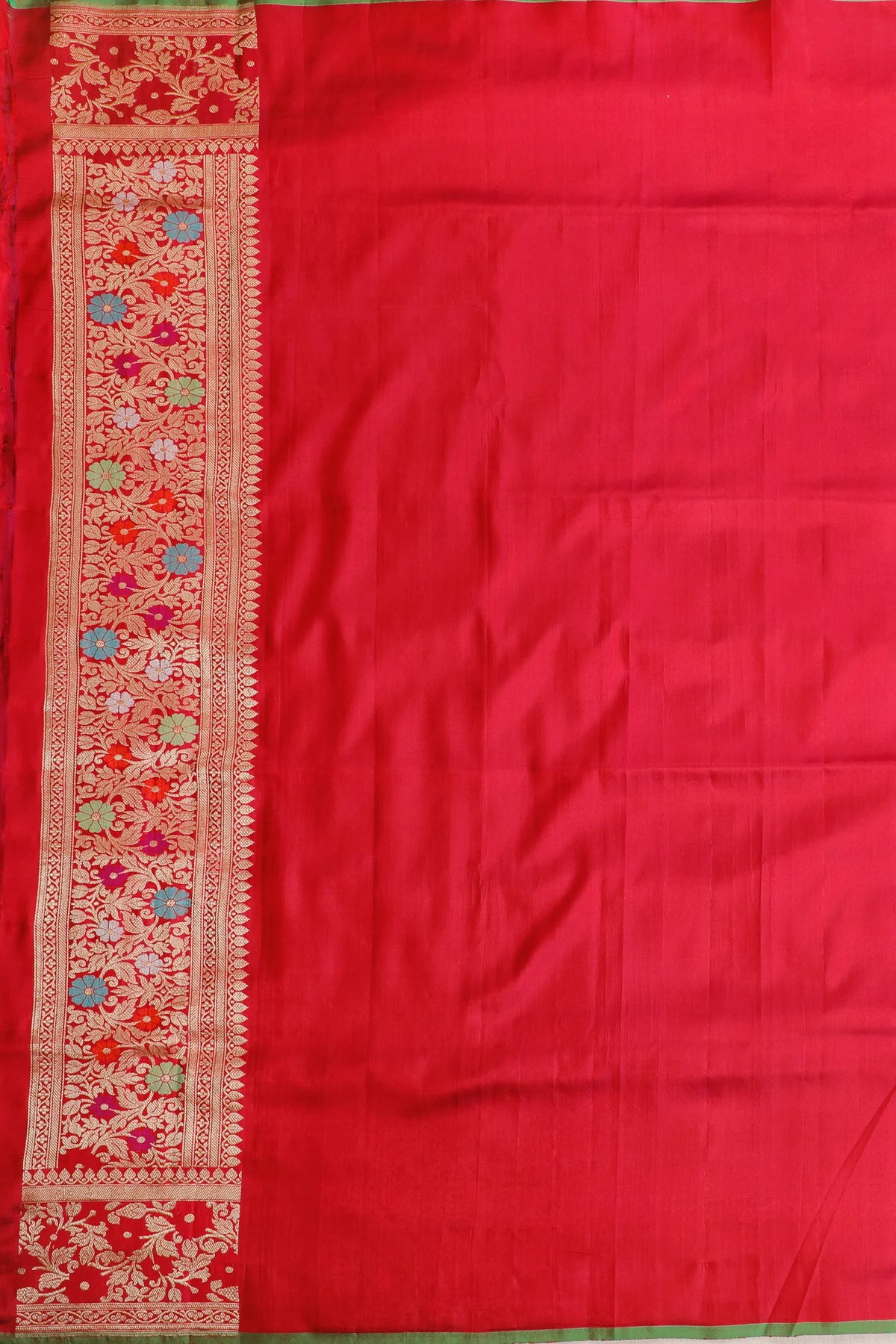 Wine Handloom Benarasi Katan Silk Saree