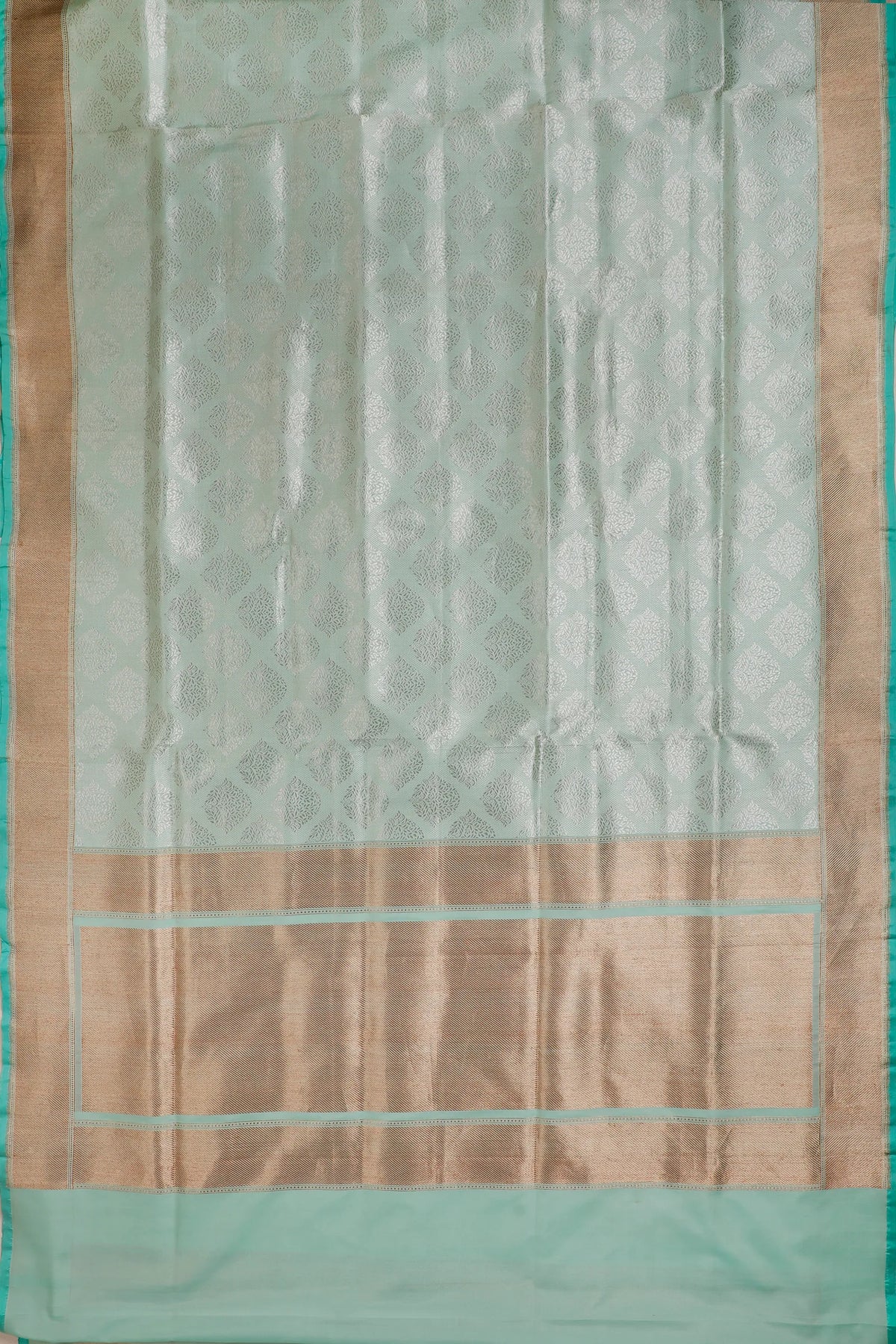 Pista Green Handloom Benarasi Katan Silk Saree