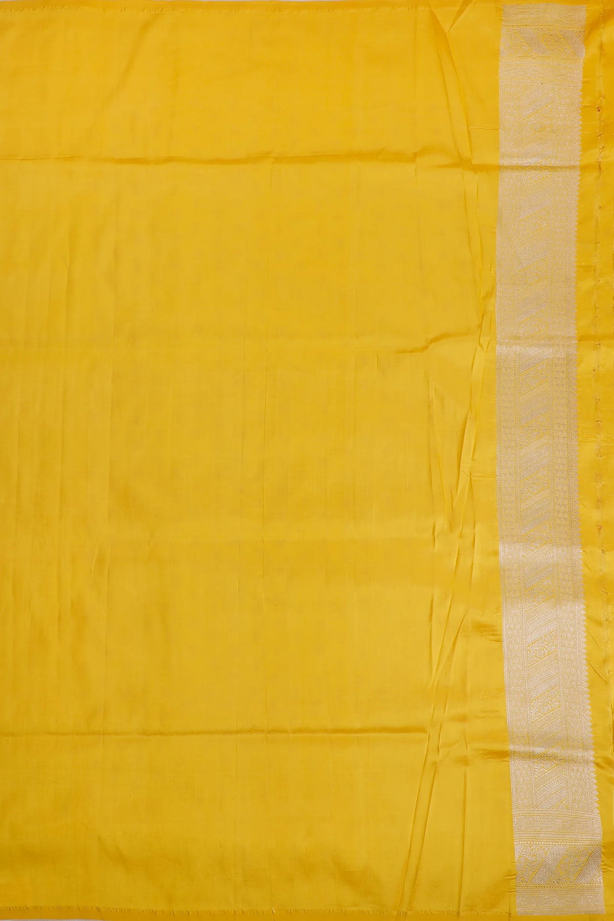 Lemon Yellow Handloom Benarasi Katan Silk Saree