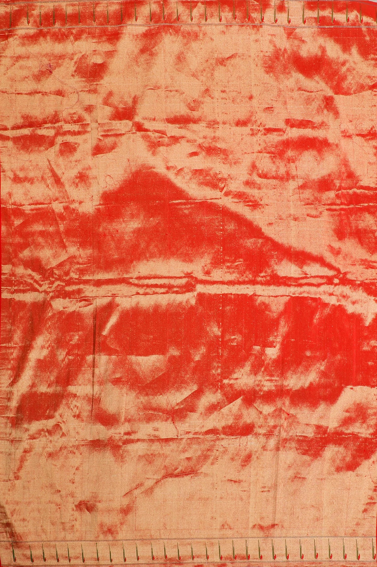 Red Pure Silk by Silk Handloom Paithani Saree with All Over Design