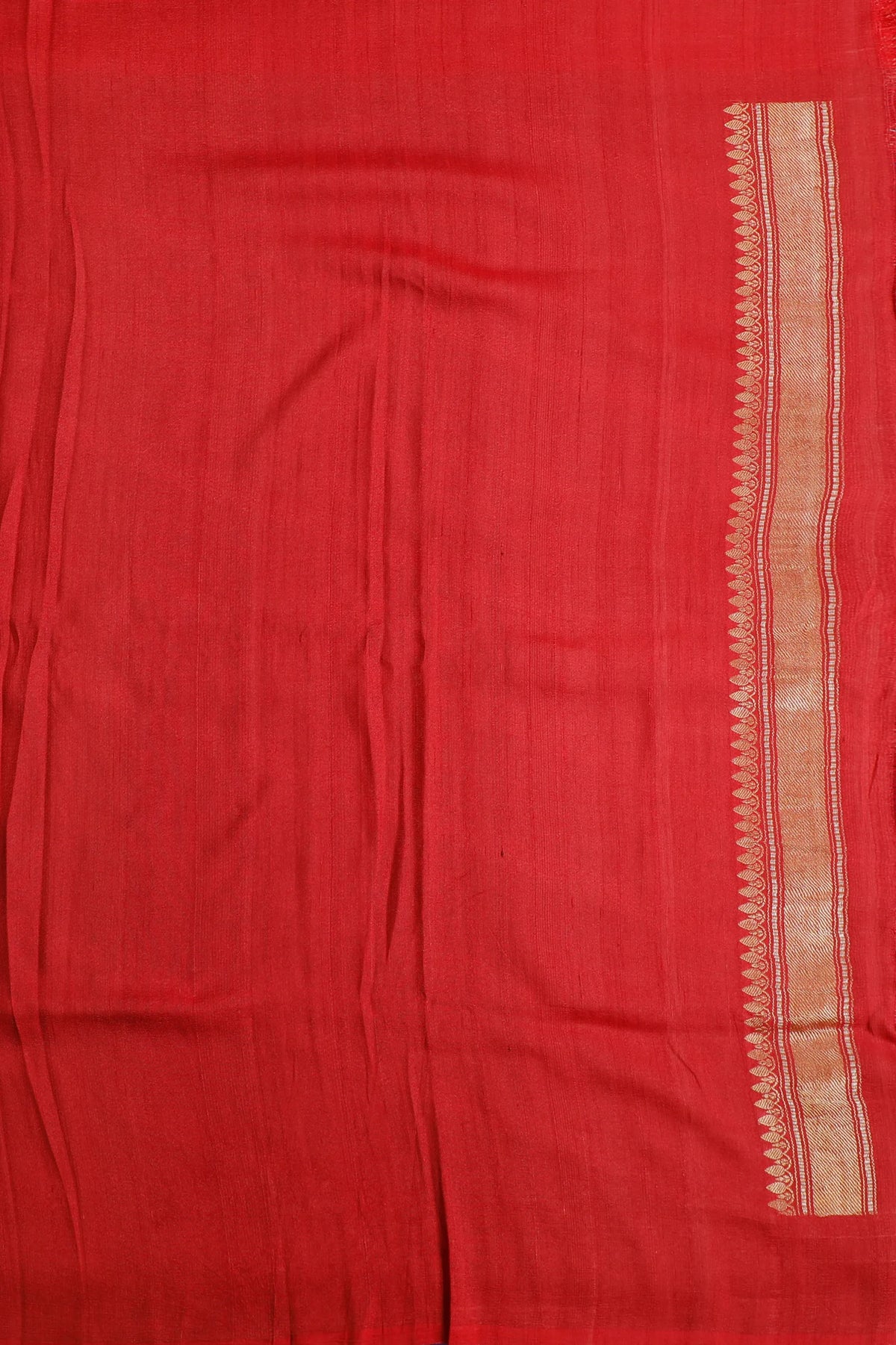 Purple Handloom Benarasi Tussar Moonga Pure Sillk Saree