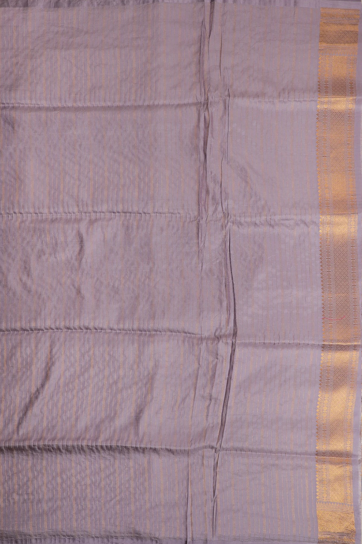 Lavender Handloom Benarasi Brocade Katan Silk Saree
