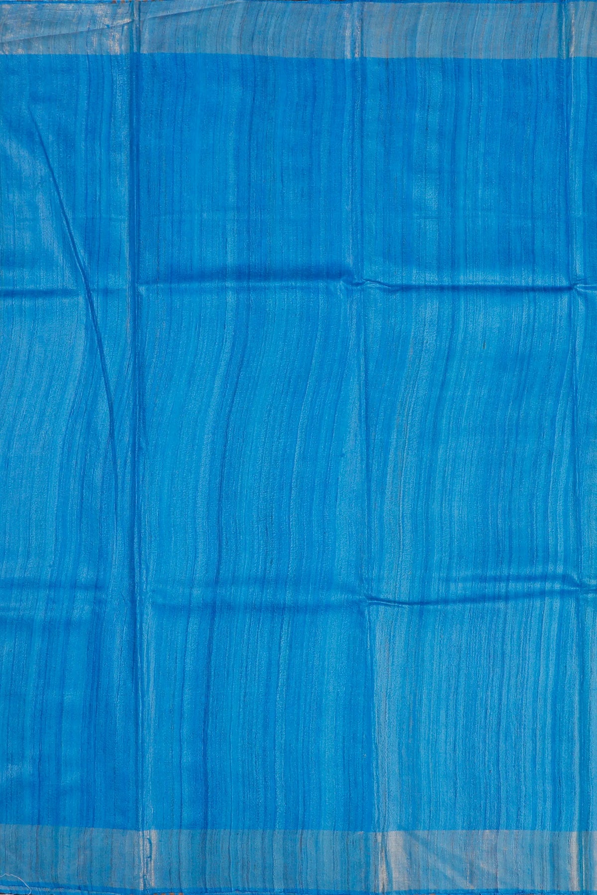 Peacock Green Handloom Ghicha Silk Tussar Saree