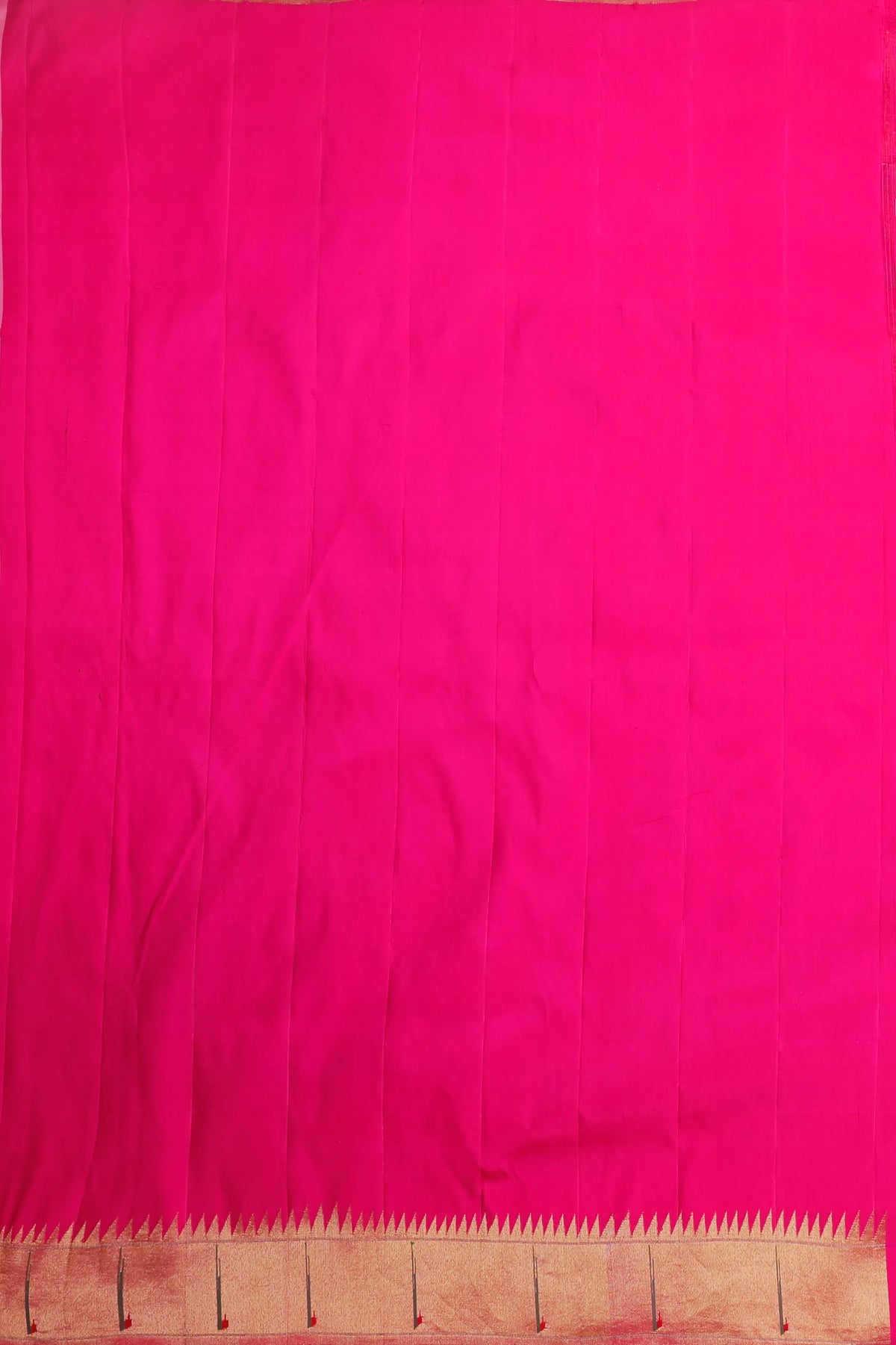 Rani Pink Pure Silk Handloom Tissue Paithani with All Over Design