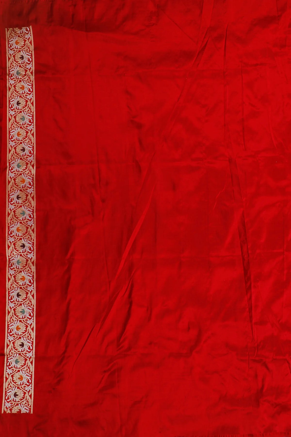 Maroon Real Zari Pure Silk Benarasi Saree - Revival Design