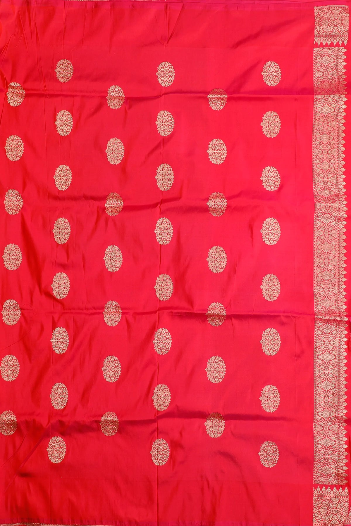 Black Benarasi Katan Pure Silk Saree with Rangkat