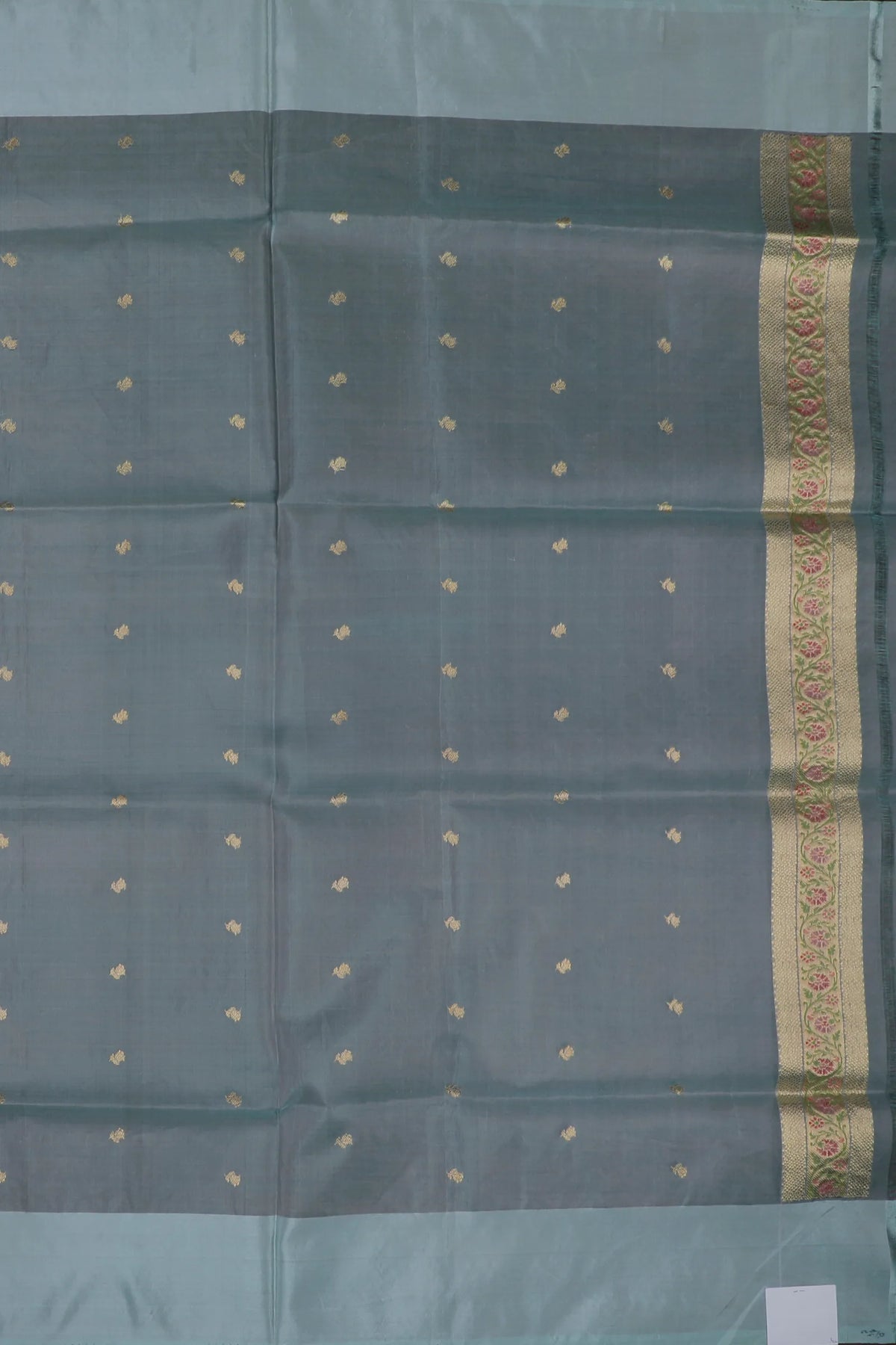 Baby Pink Handloom Benarasi Kora Silk Saree