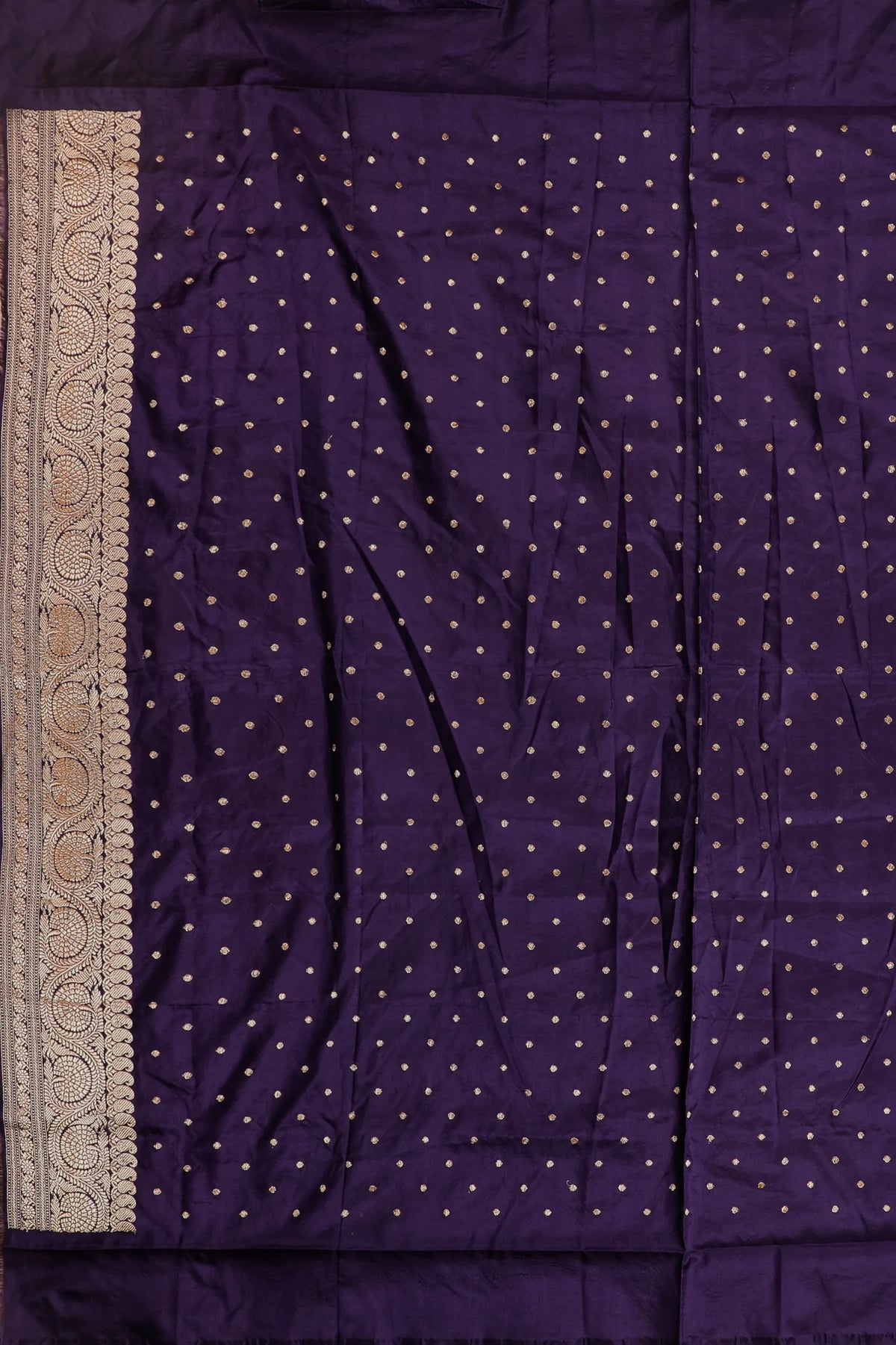 Handloom Real Zari Pure Silk Benarasi Saree - Revival Design