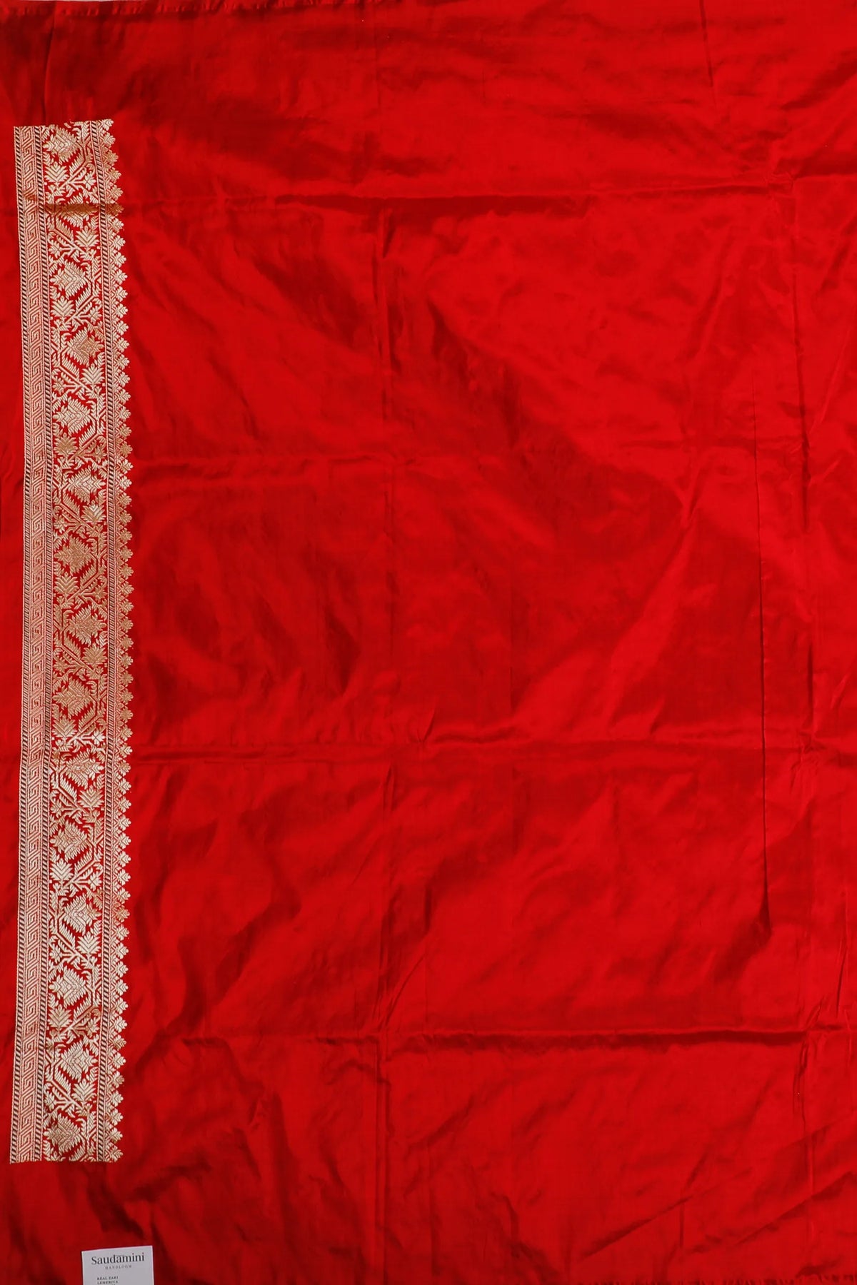 Maroon Real Zari Pure Silk Benarasi Saree - Revival Design