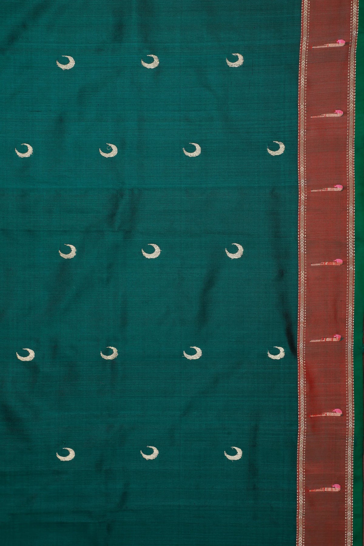 Green Handloom Pure Silk by Silk Muniya Paithani Saree