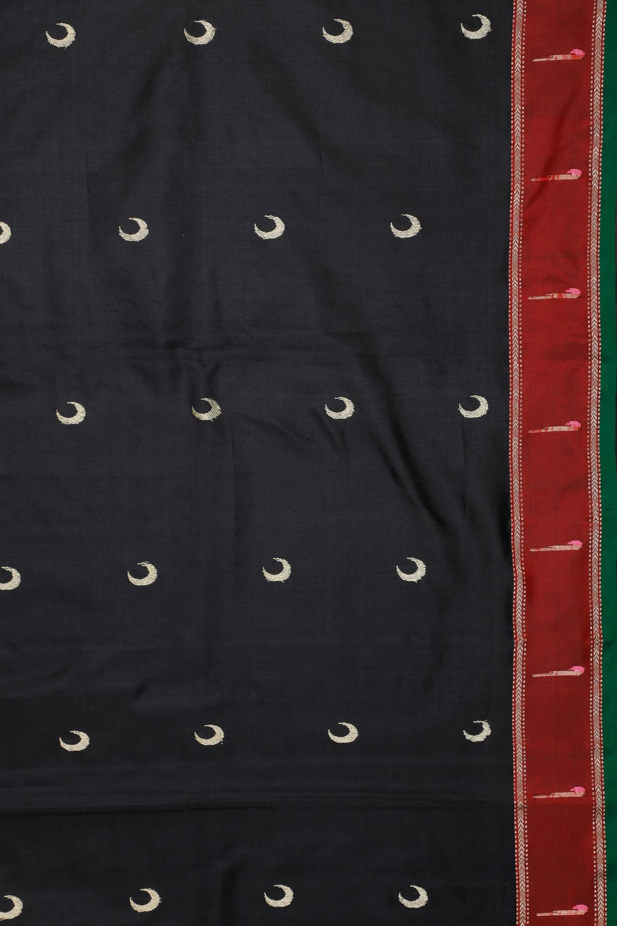 Sky Blue Handloom Pure Silk by Silk Muniya Paithani Saree