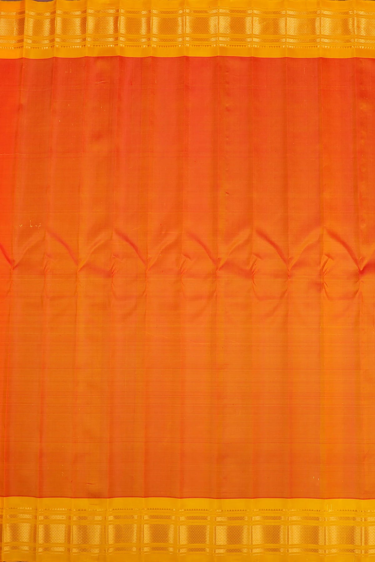 Lemon Yellow Handloom Pure Silk Gadwal Saree - Kalanjali Paithani