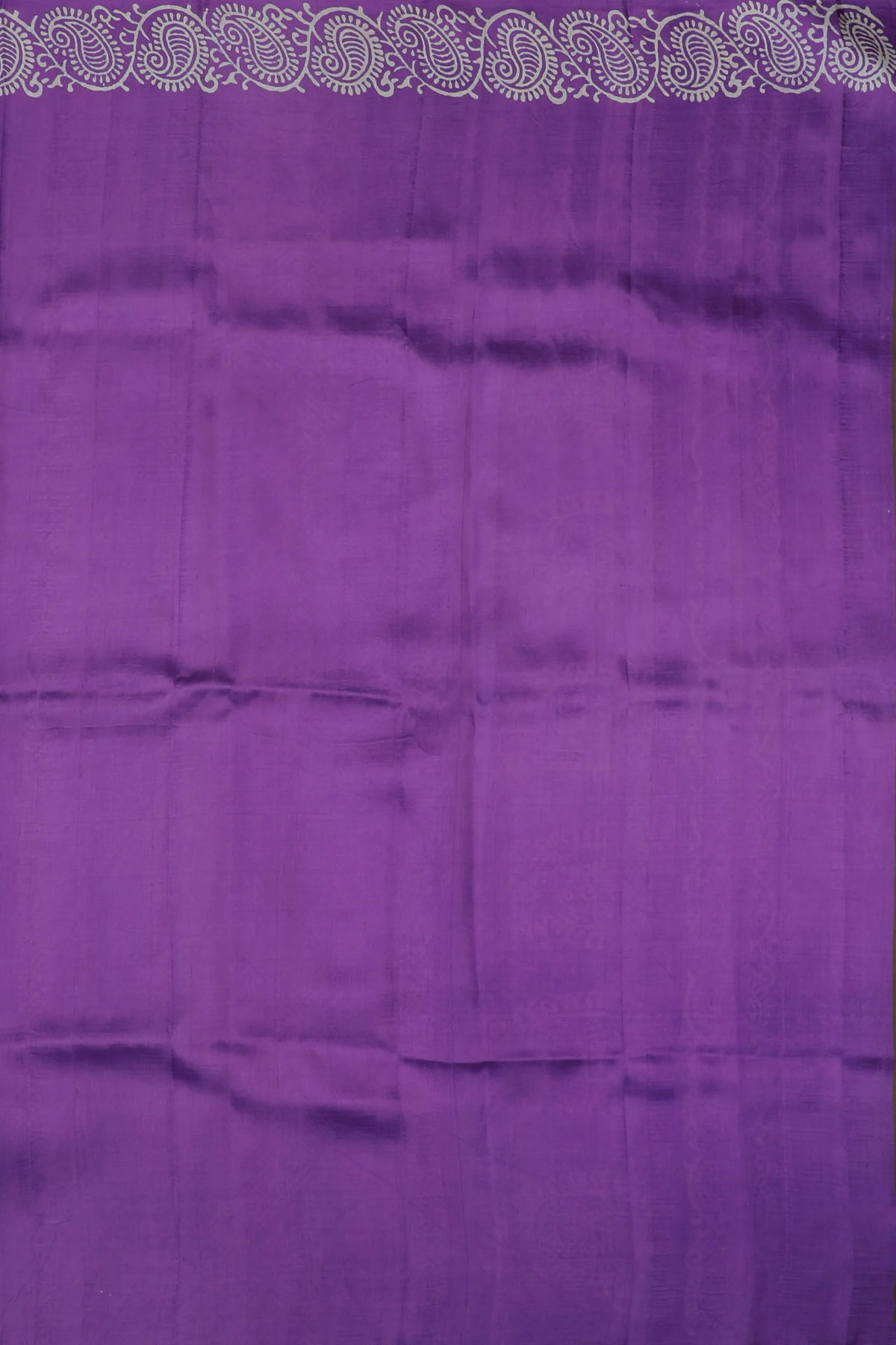 Dark Lavender Handloom Bishnupura Pure Silk Saree