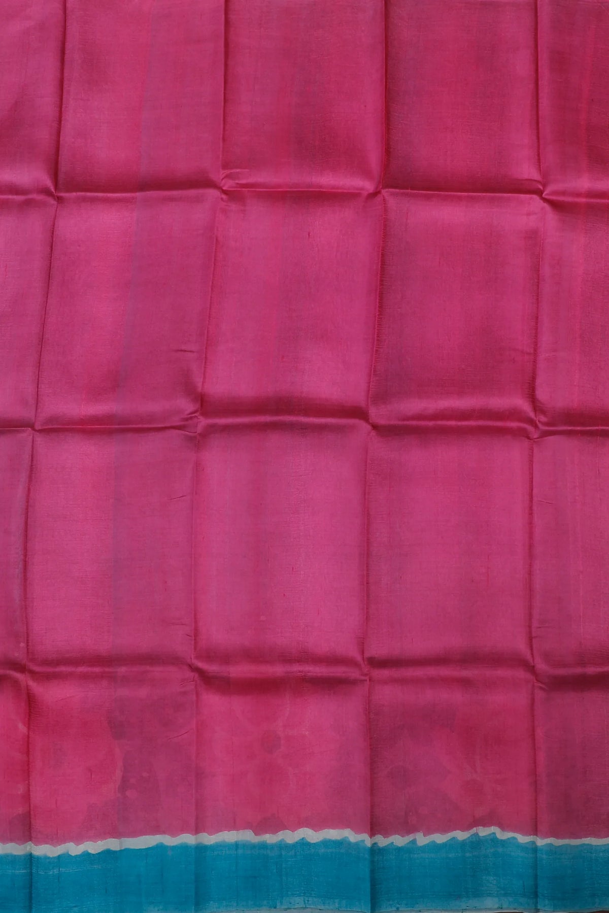 Blue West Bengal Pure Silk Hand Painted Saree