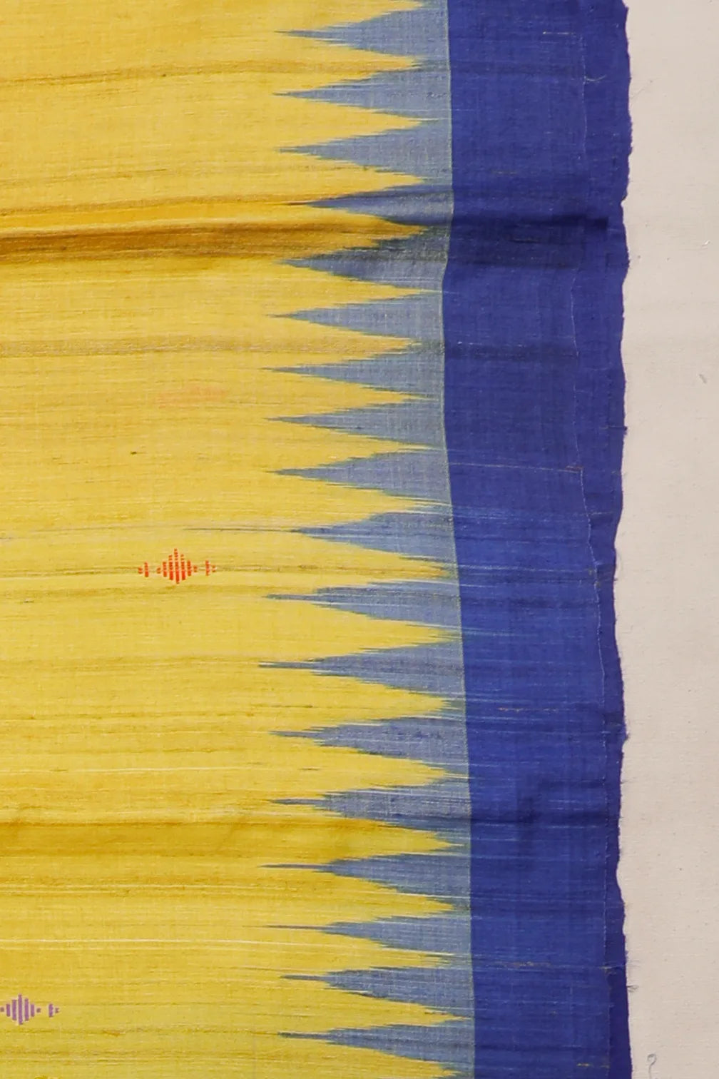 Lime Green Handloom Tussar Silk Saree