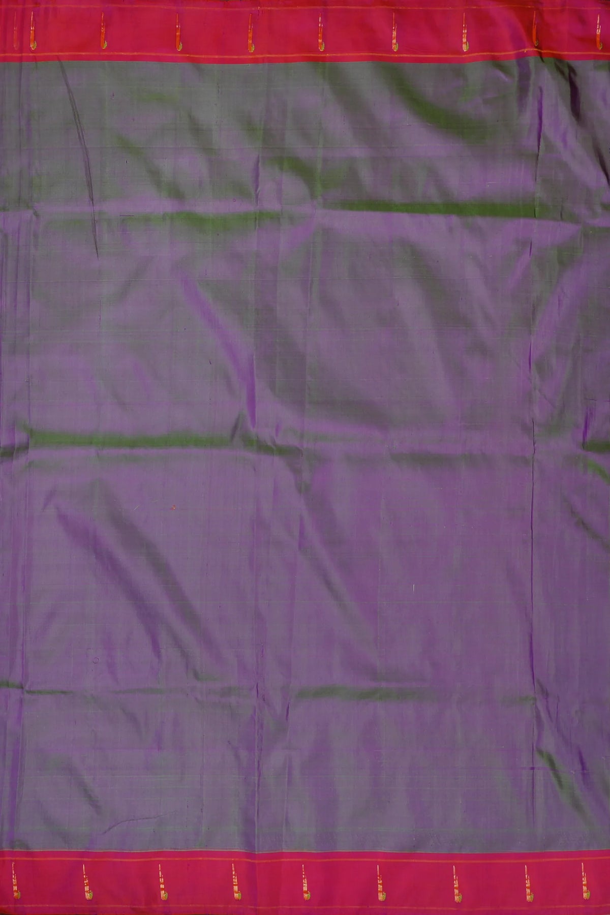 Grey Dhoop Chaav Handlloom Silk by Silk Paithani Saree
