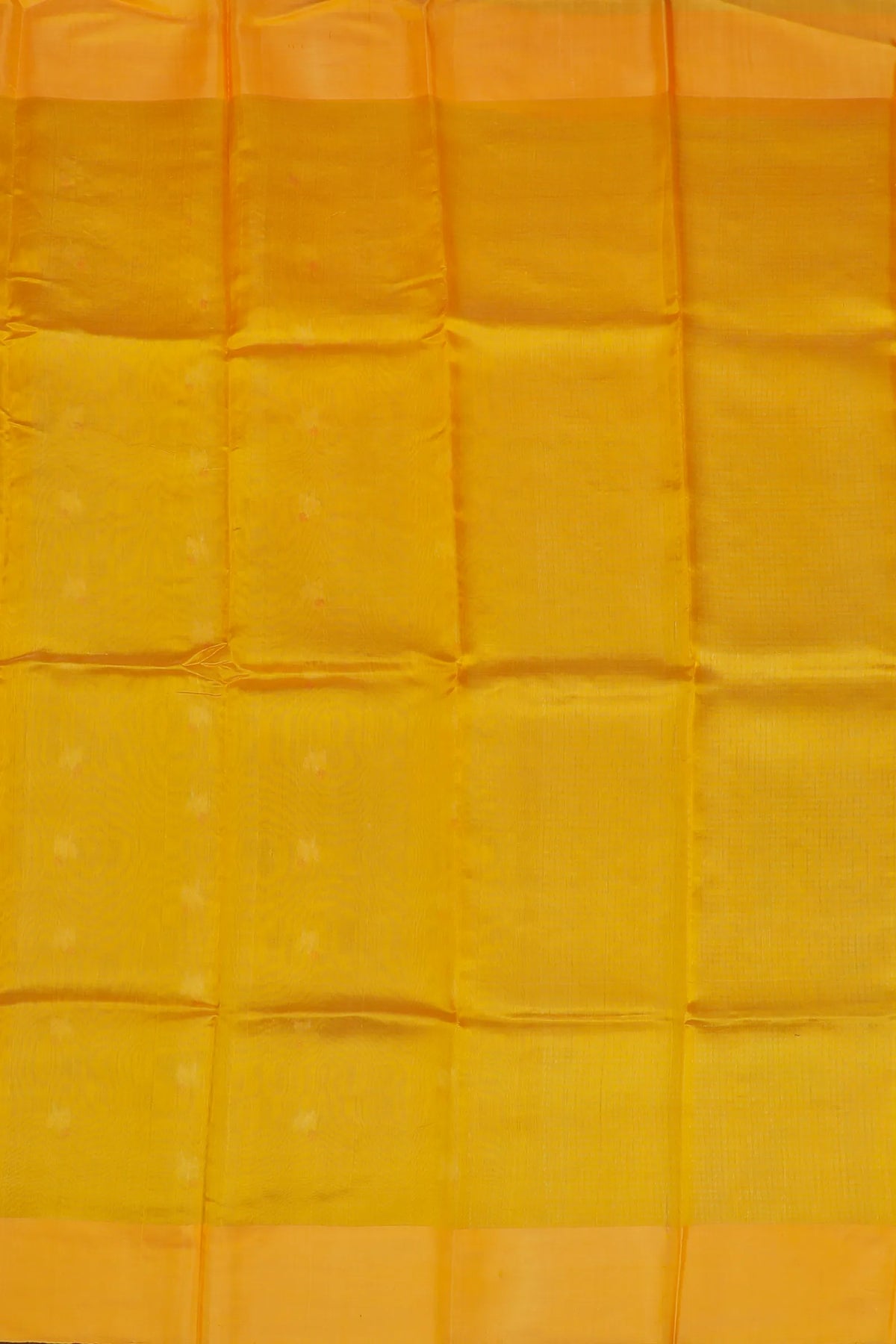 Mango Yellow Handloom Chanderi Mashru Silk Saree