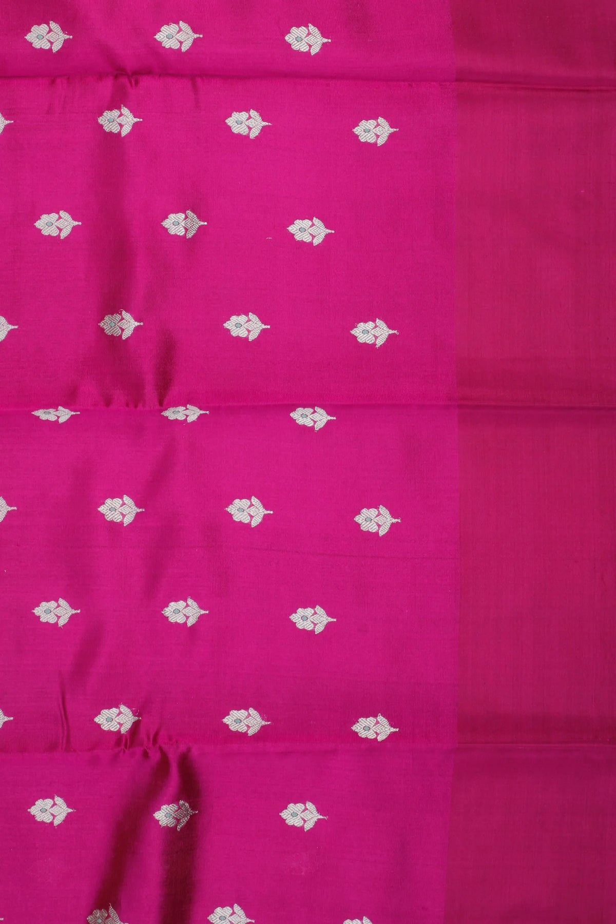 Wine Purple Handloom Chanderi Mashru Silk Saree