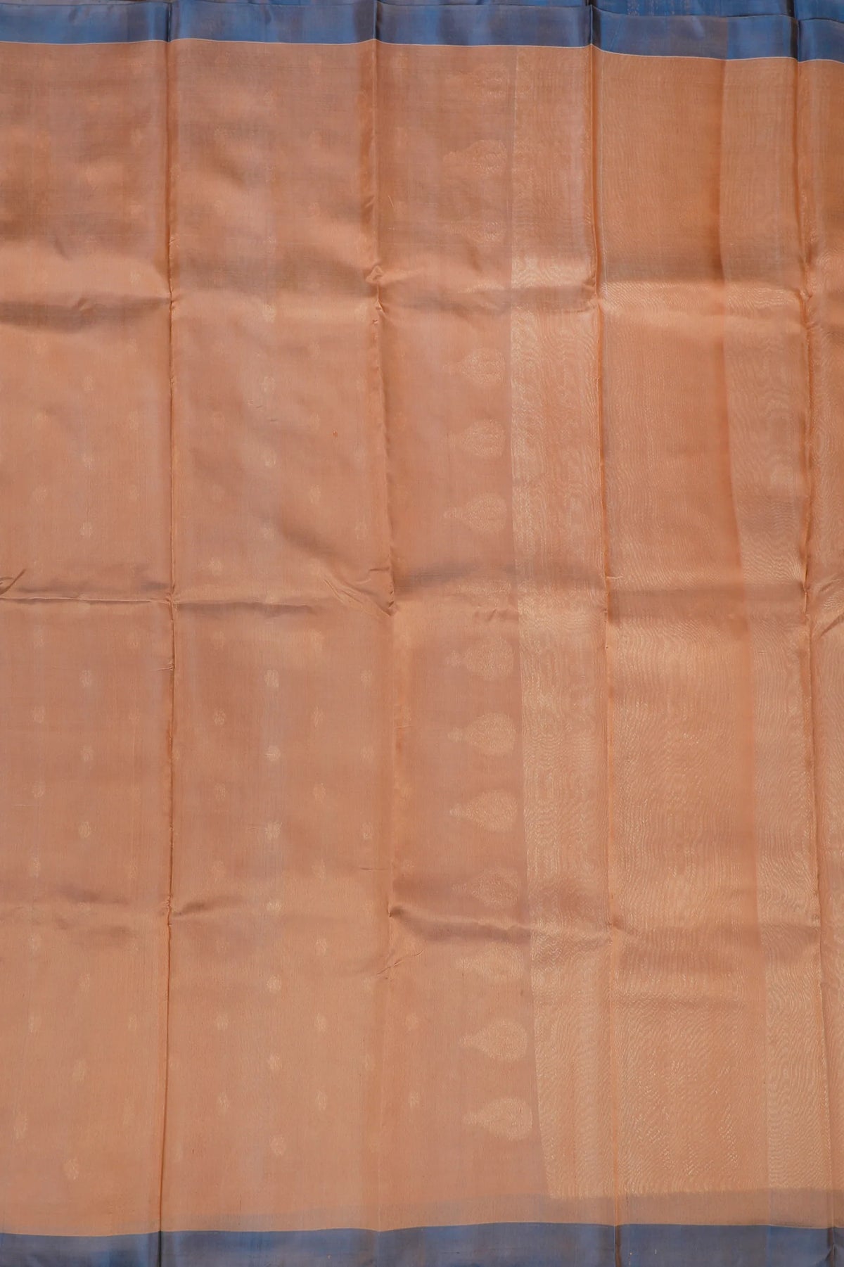 Ivory Beige Handloom Chanderi Mashru Silk Saree