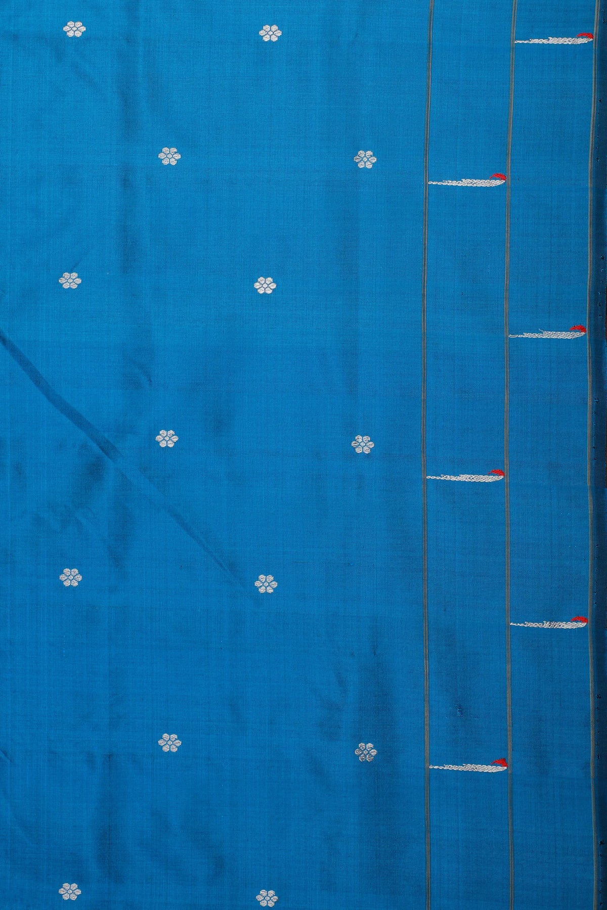 Blue Handlloom Silk by Silk Paithani Saree