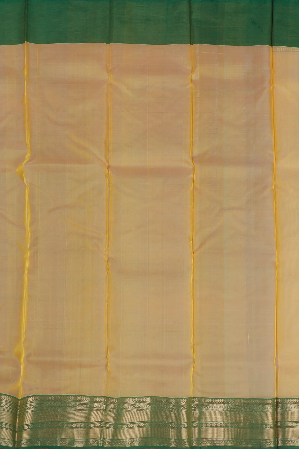 Fresh Yellow Handloom Pure Silk Chanderi Saree