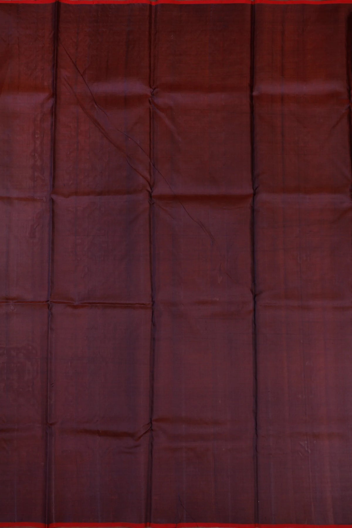 Wine Handloom Pure Silk Chanderi Saree