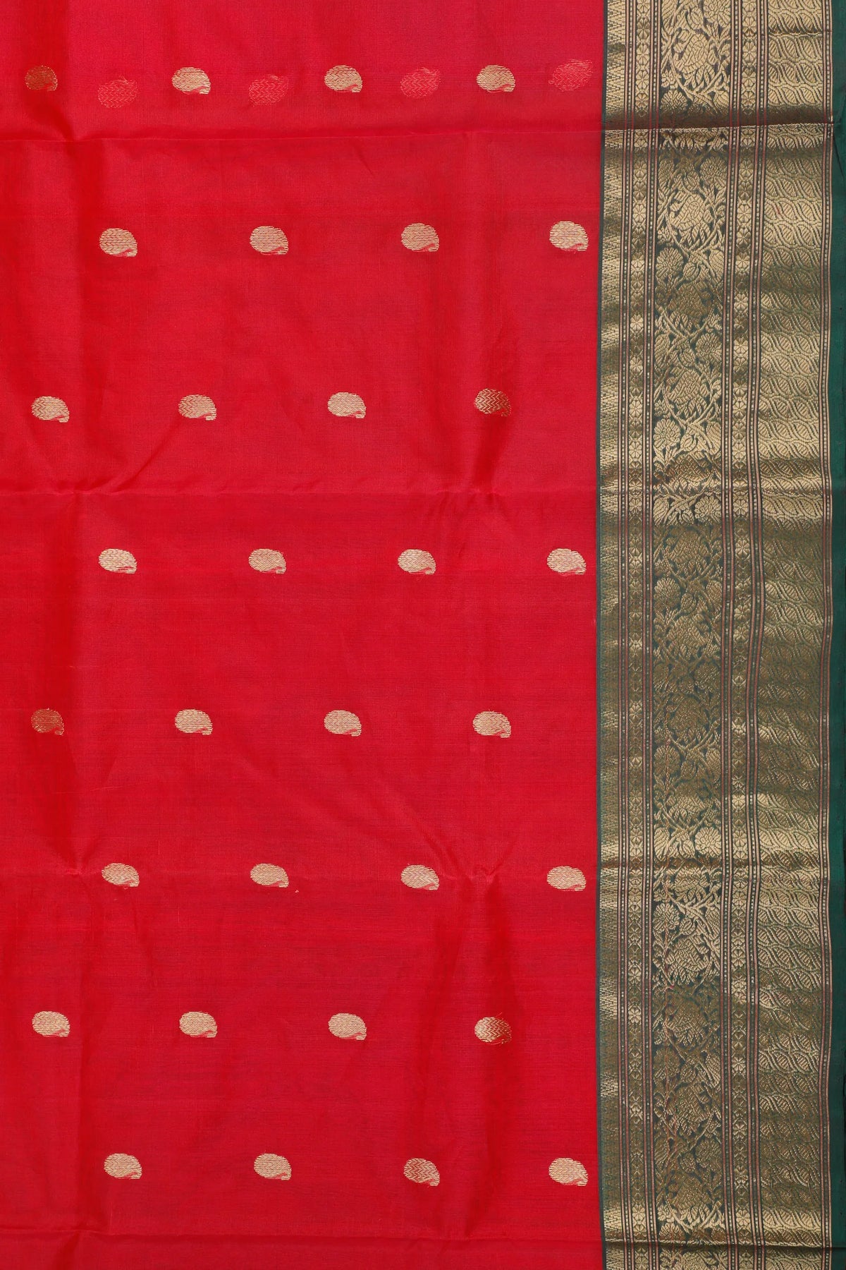 Raani Pink Handloom Pure Silk Chanderi Saree