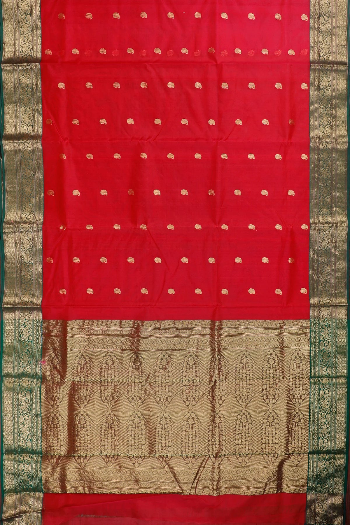 Raani Pink Handloom Pure Silk Chanderi Saree