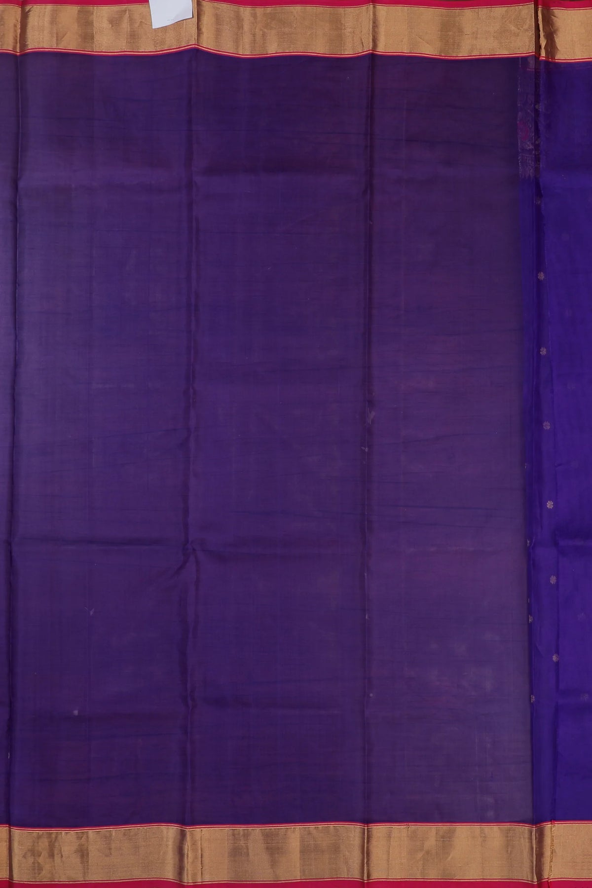 Navy Blue Handloom Pure Silk Chanderi Saree