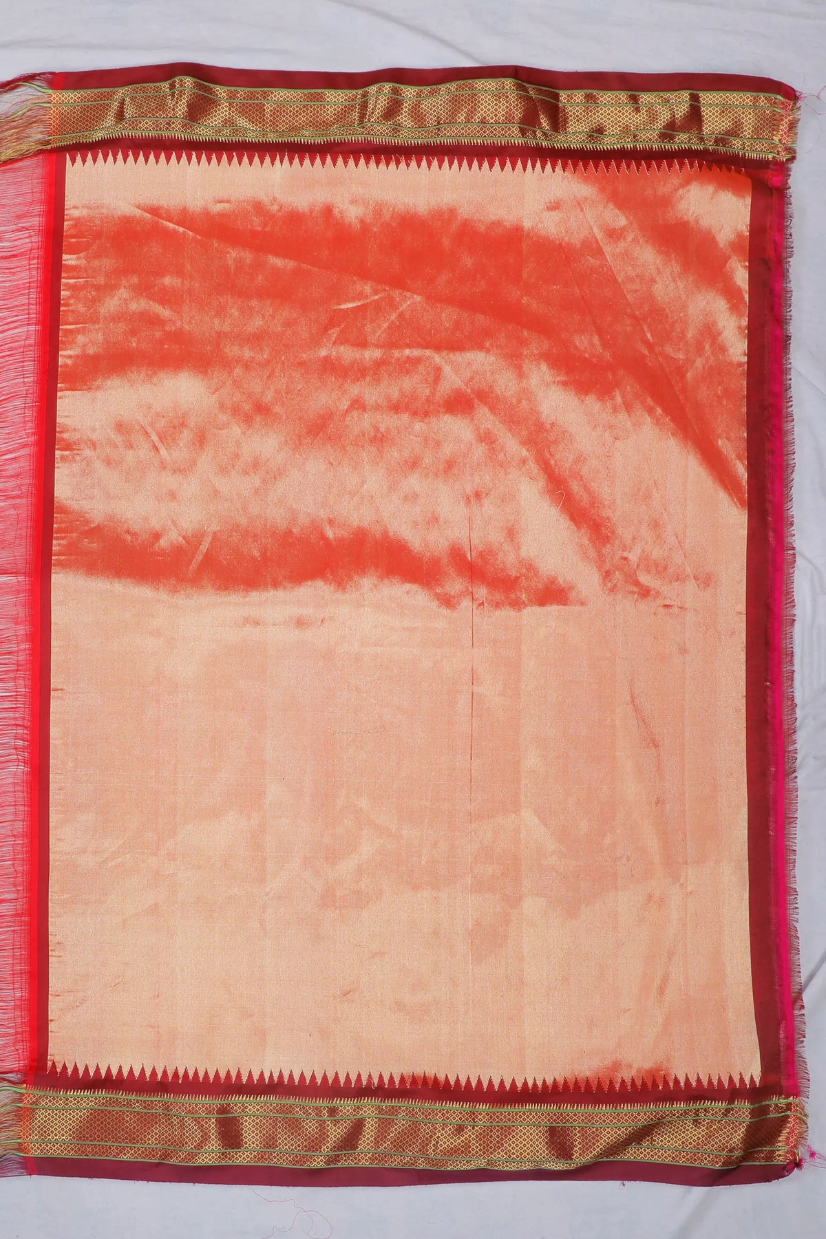 Coffee Brown Handloom Pure Silk Paithani Saree with Star Motifs