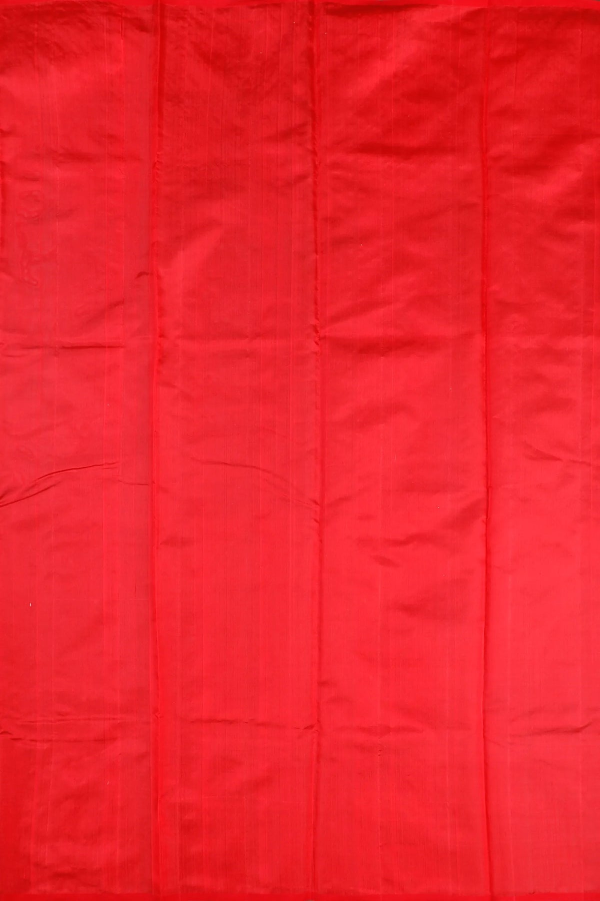 Bright Red Handloom Pure Silk Chanderi Saree