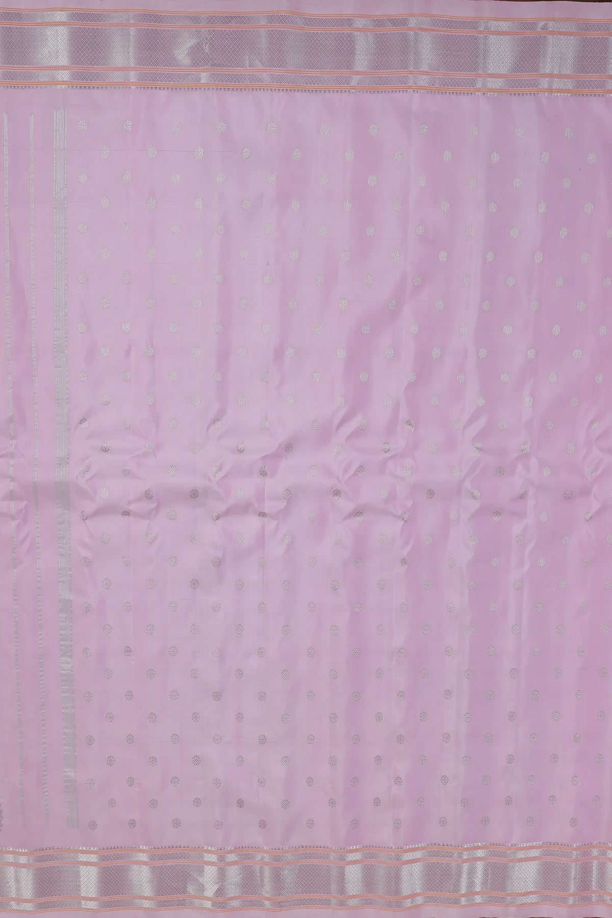 Baby Pink Handloom Pure Silk Gadwal Saree - Kalanjali Paithani