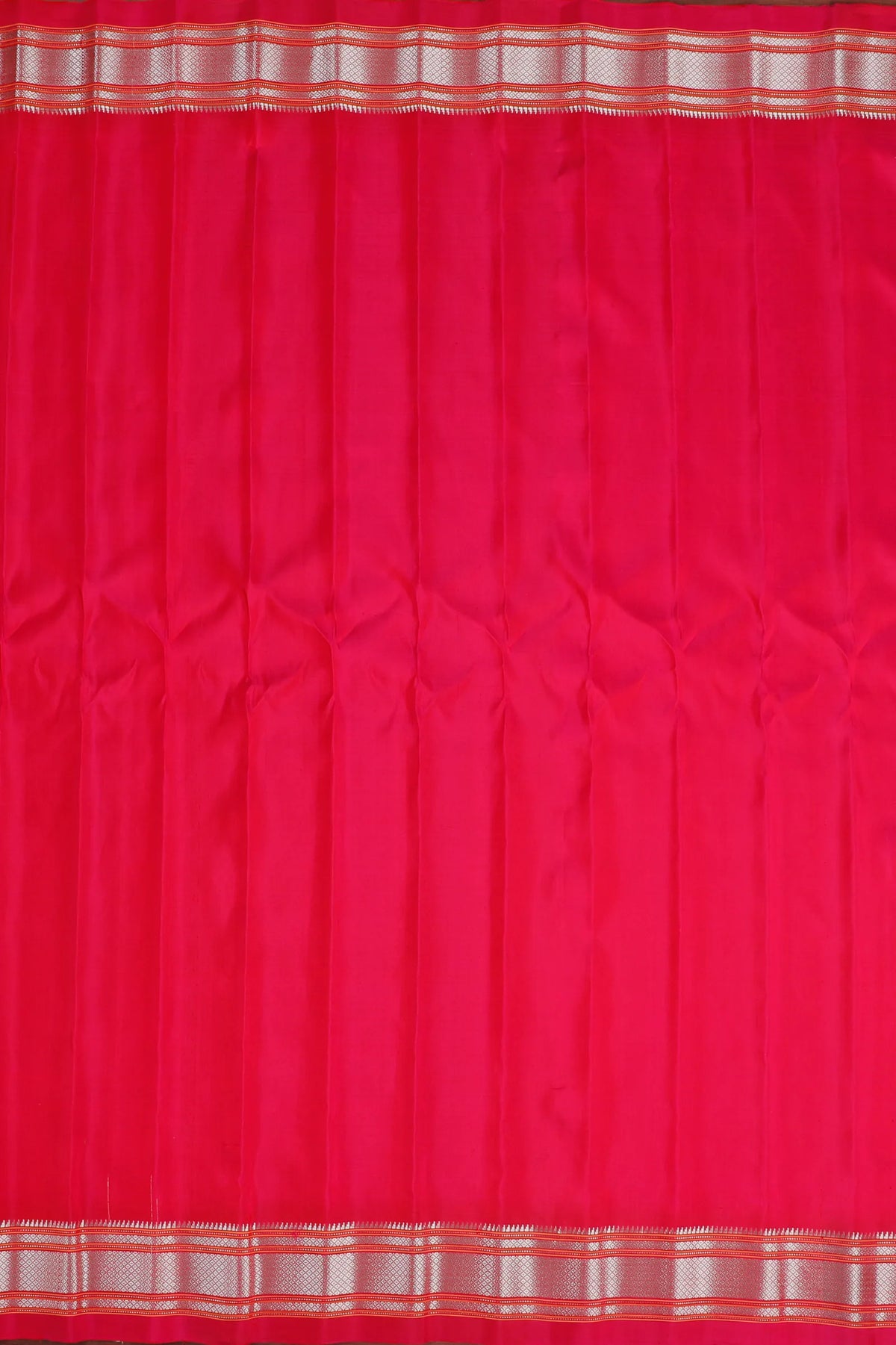 Raani Pink Handloom Pure Silk Gadwal Saree - Kalanjali Paithani