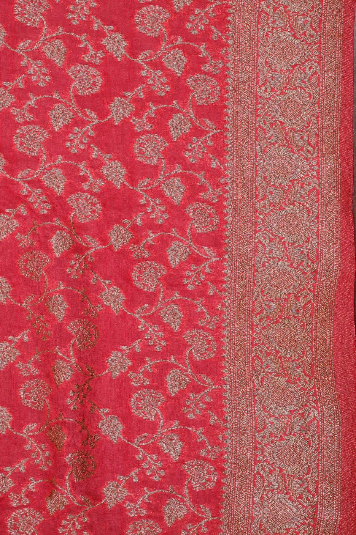 Pink Powerloom Designer Georgette Saree