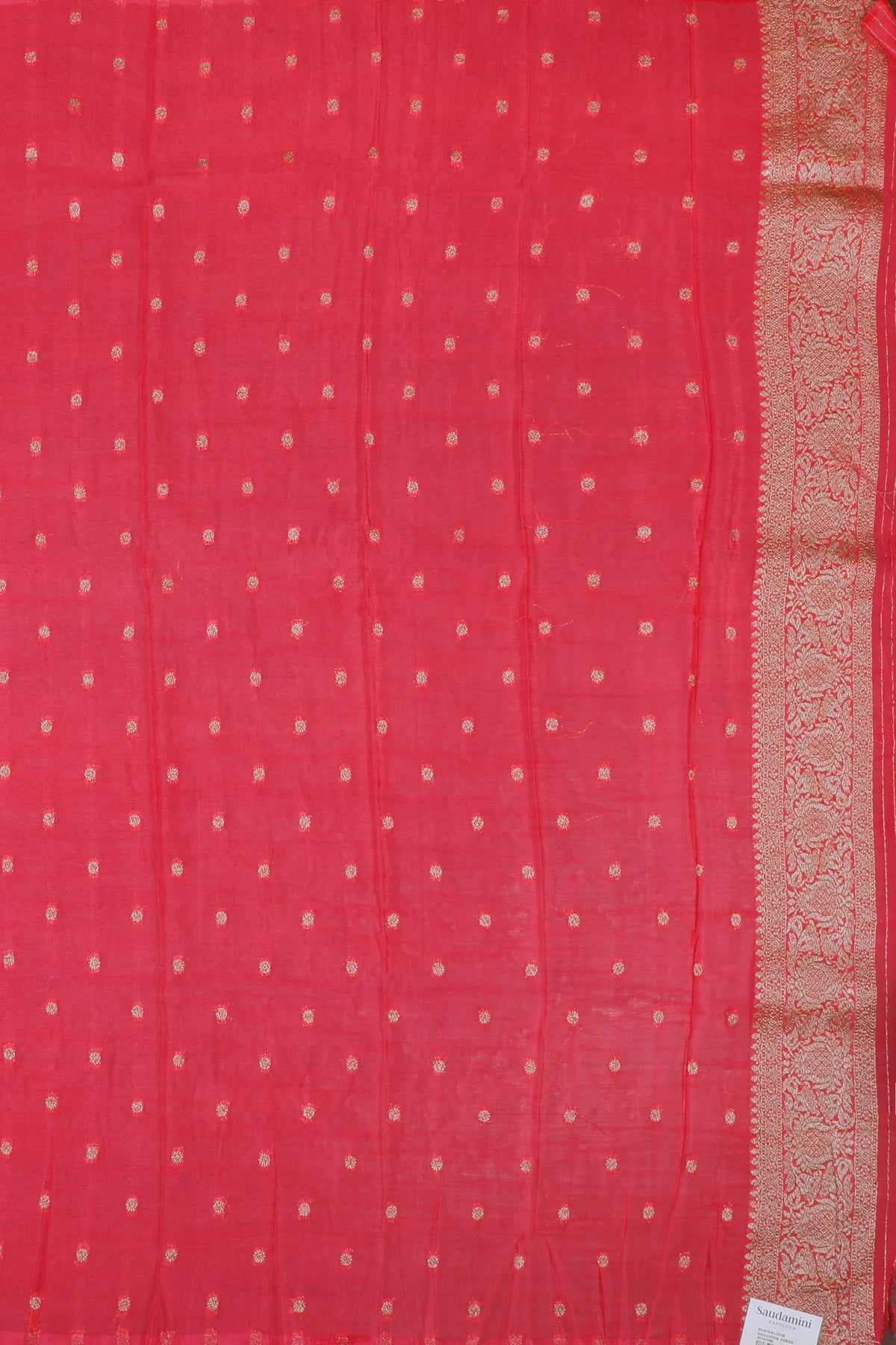 Pink Powerloom Designer Georgette Saree