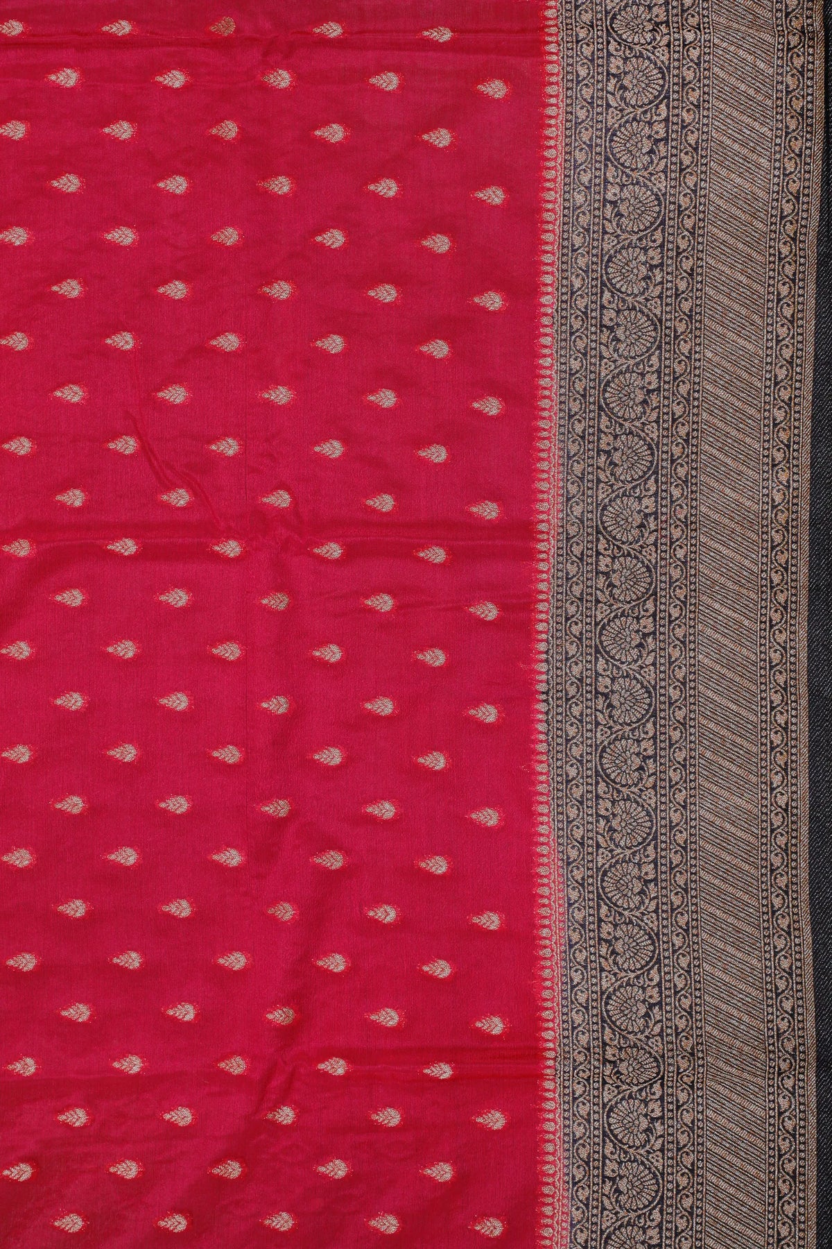 Pink Powerloom Designer Saree