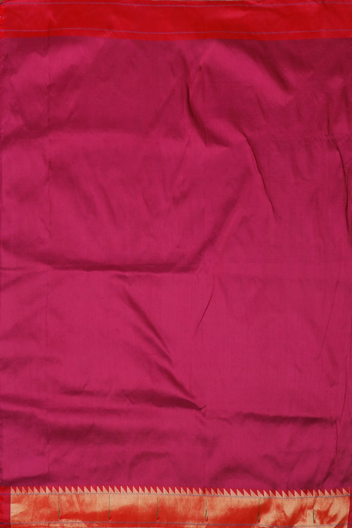 Wine Handloom Pure Silk Muniya Paithani Saree