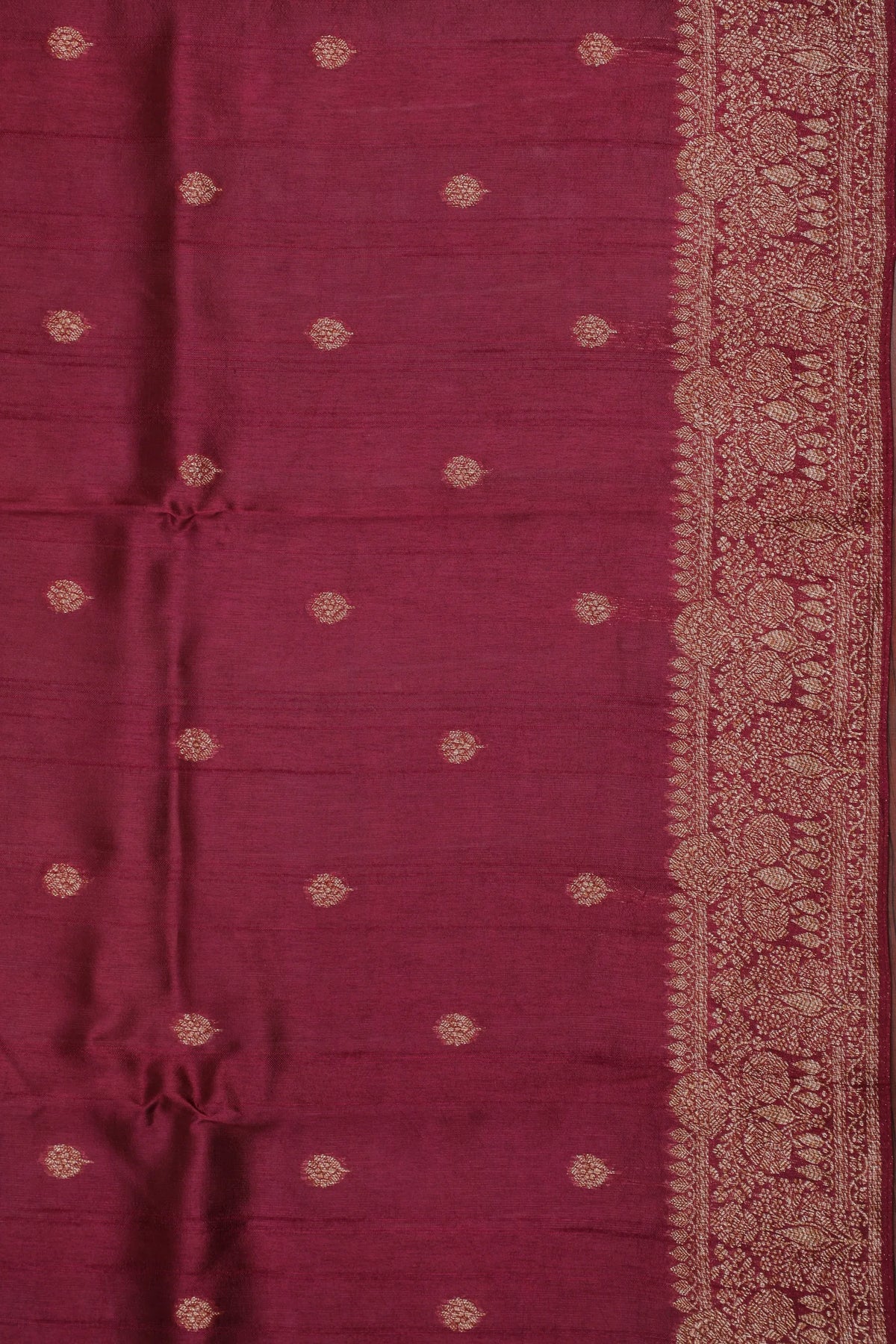 Purple Powerloom Tussar Dupion Semi Silk Saree