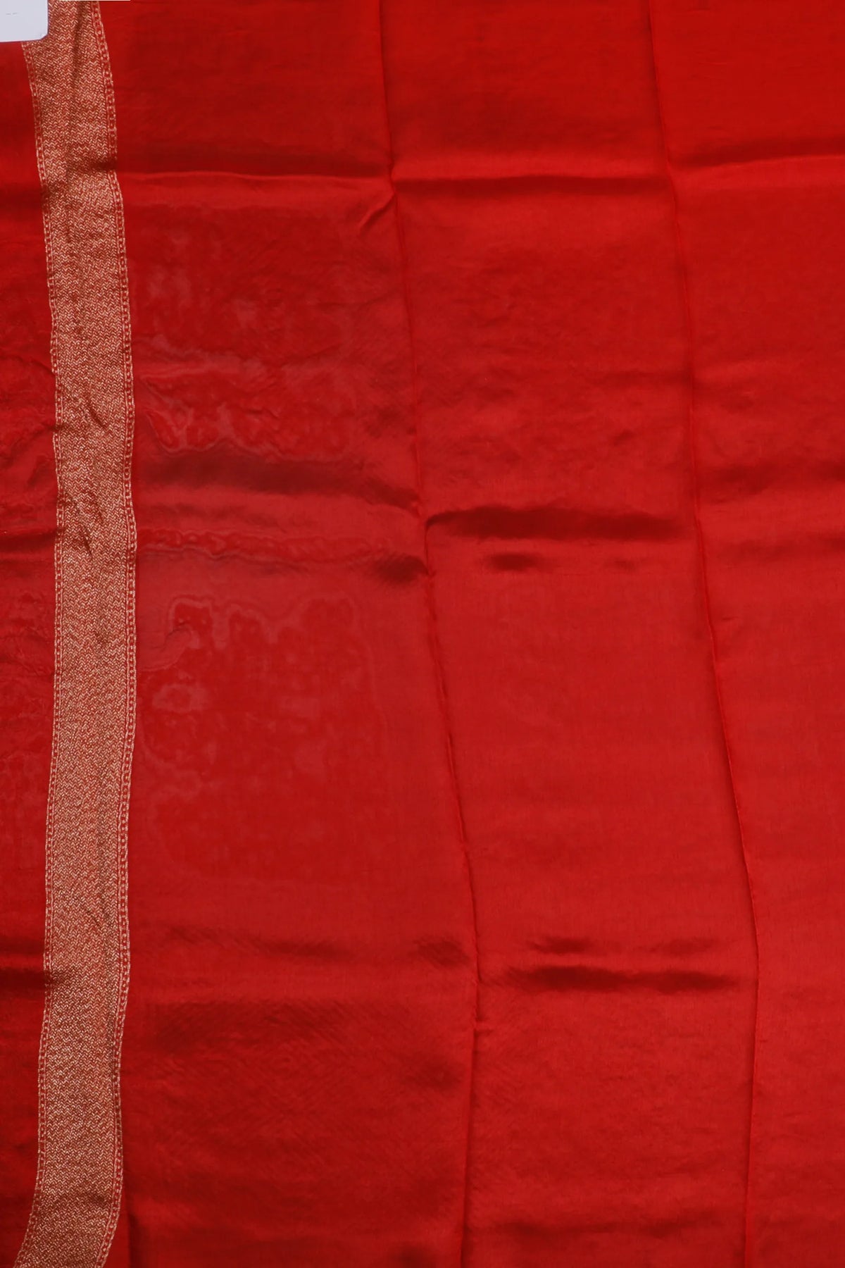 Red Powerloom Tussar Dupion Semi Silk Saree